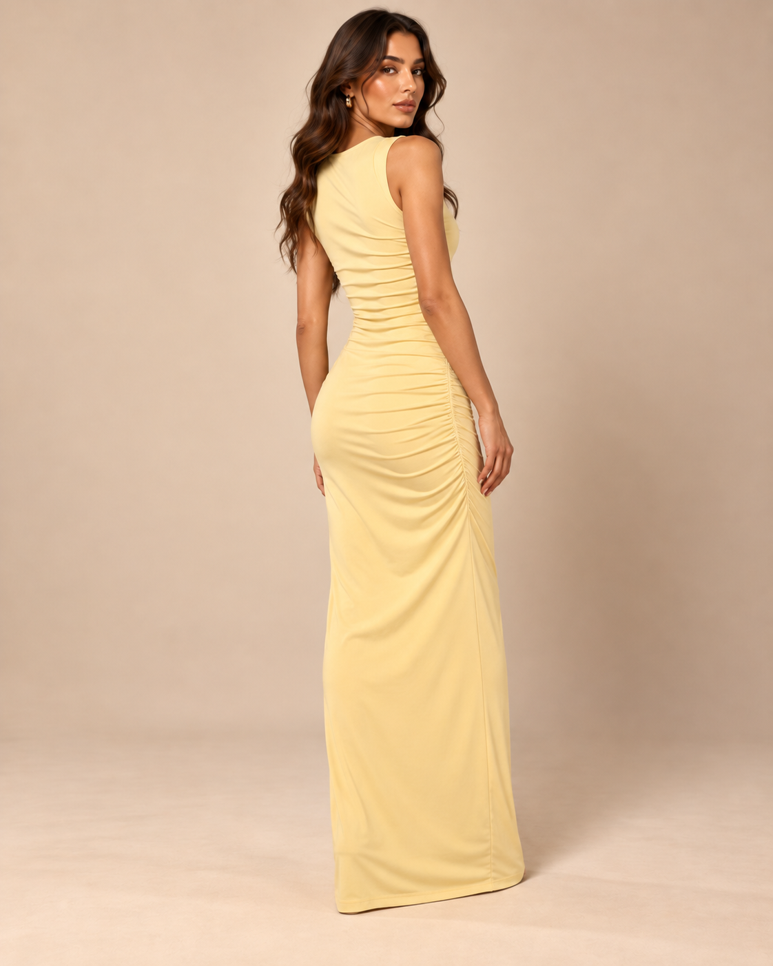 ROBE LONGUE DRAPÉE