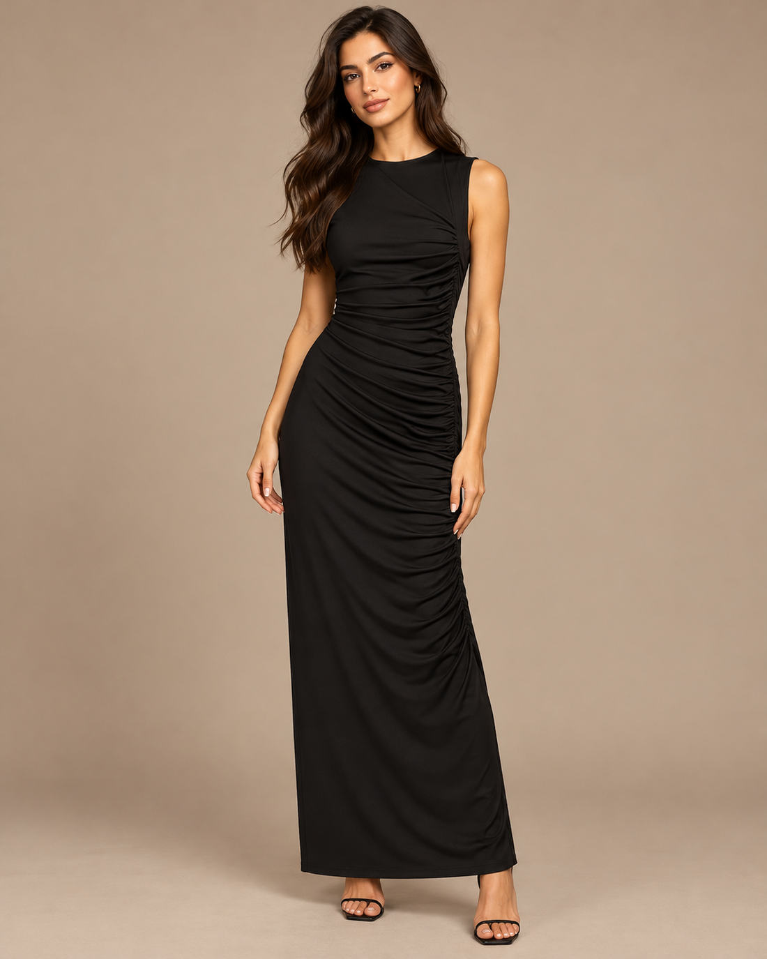 ROBE LONGUE DRAPÉE