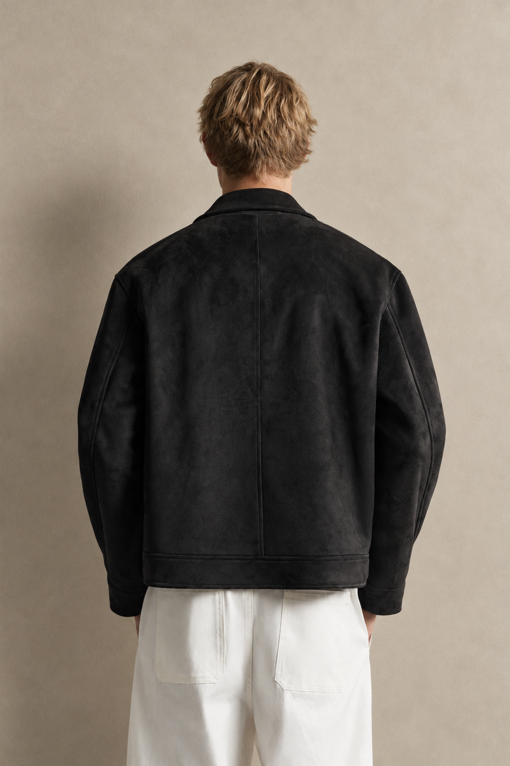 BLOUSON EFFET DAIM