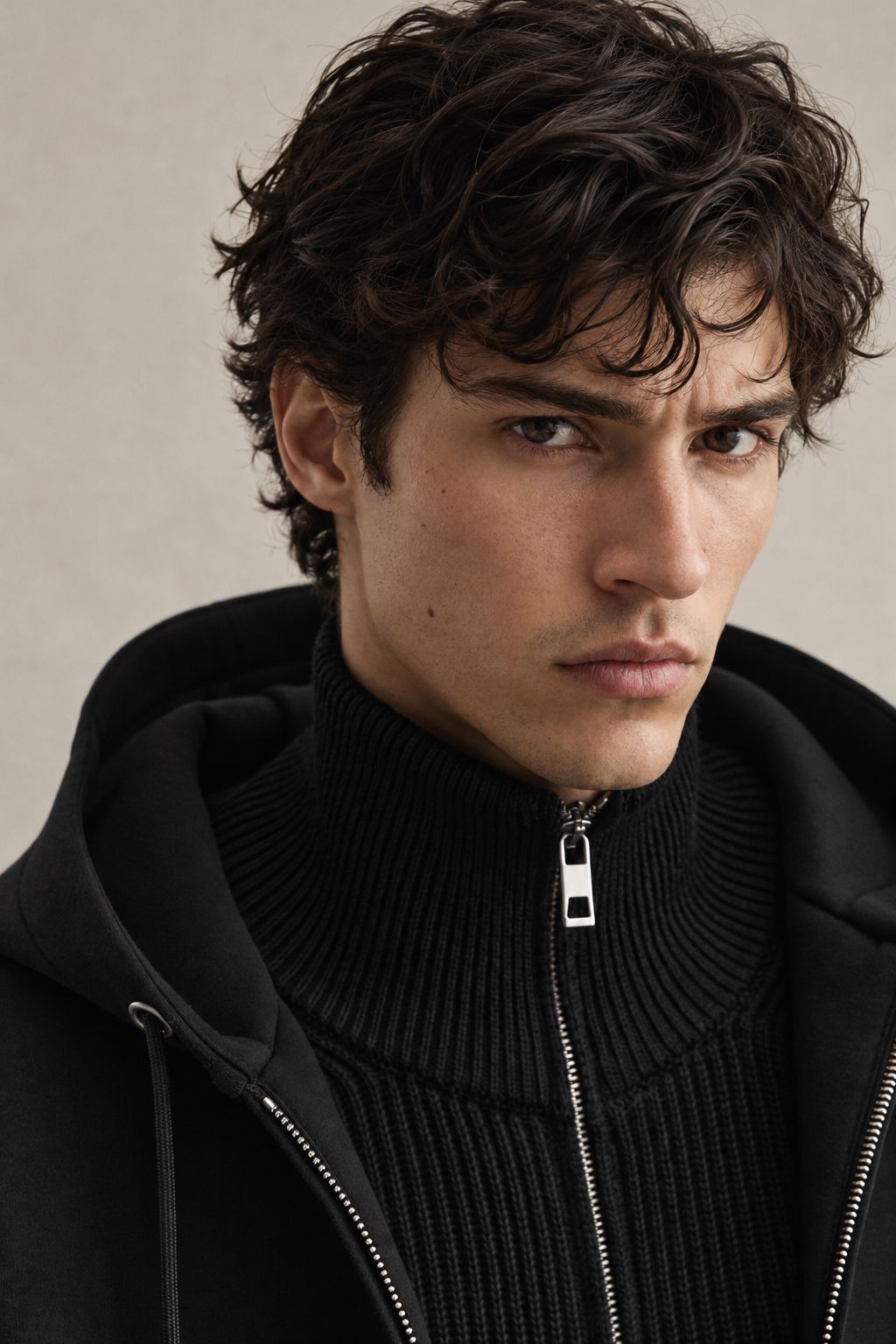 GILET ZIPPÉ À CAPUCHE