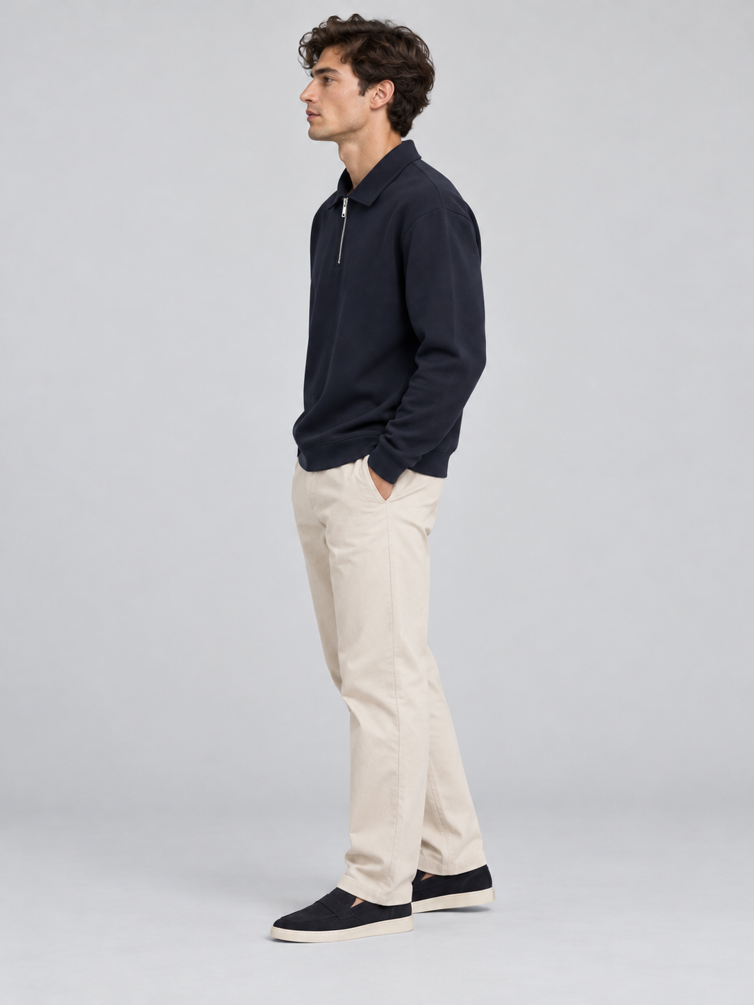 PULL POLO MANCHES LONGUES UNI