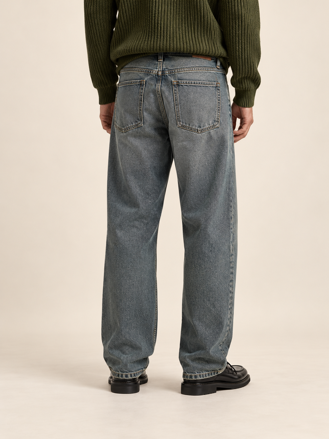 JEAN HOMME BAGGY DÉLAVÉ