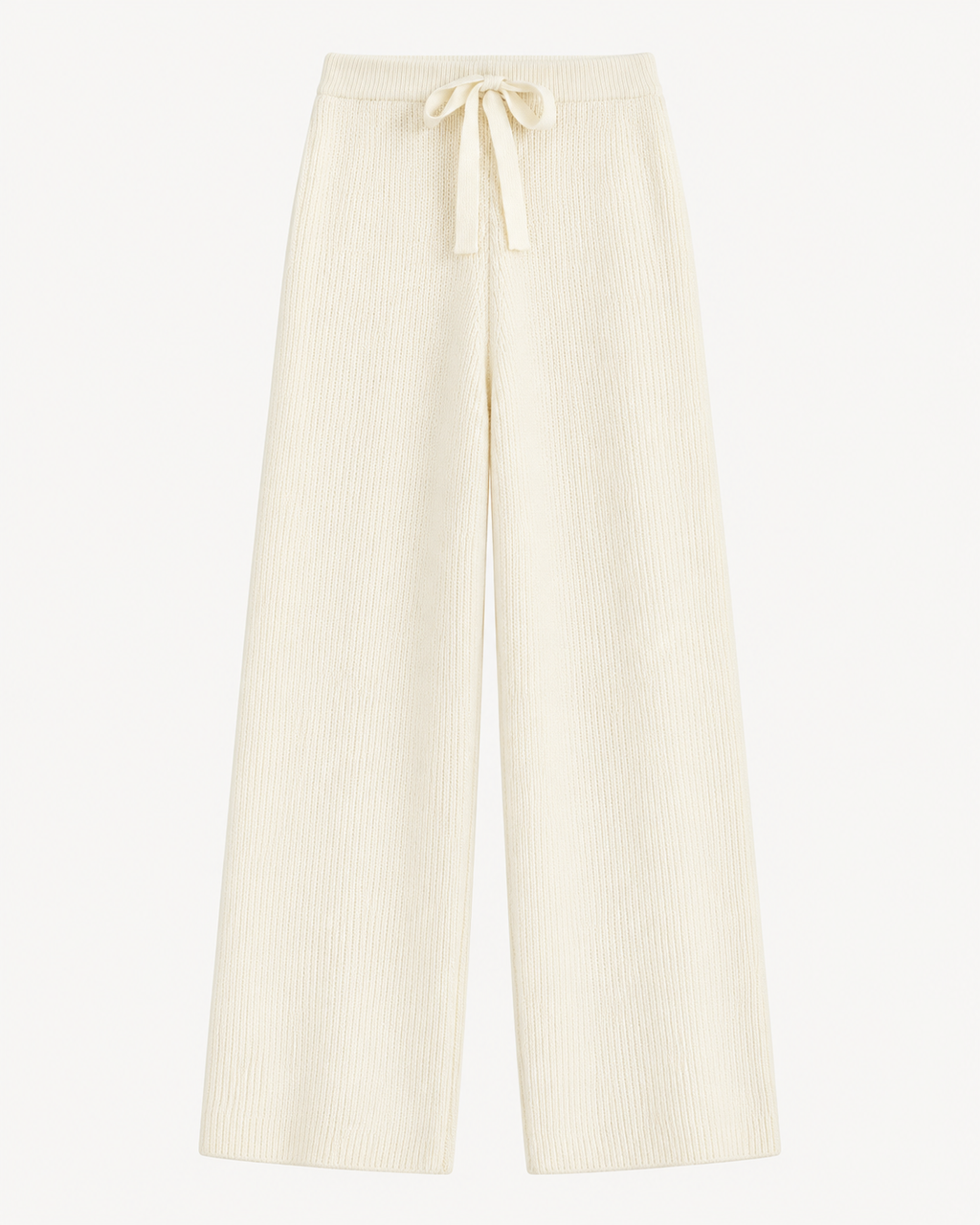 ENSEMBLE VESTE ZIPPÉE PANTALON CORDON EN MAILLE