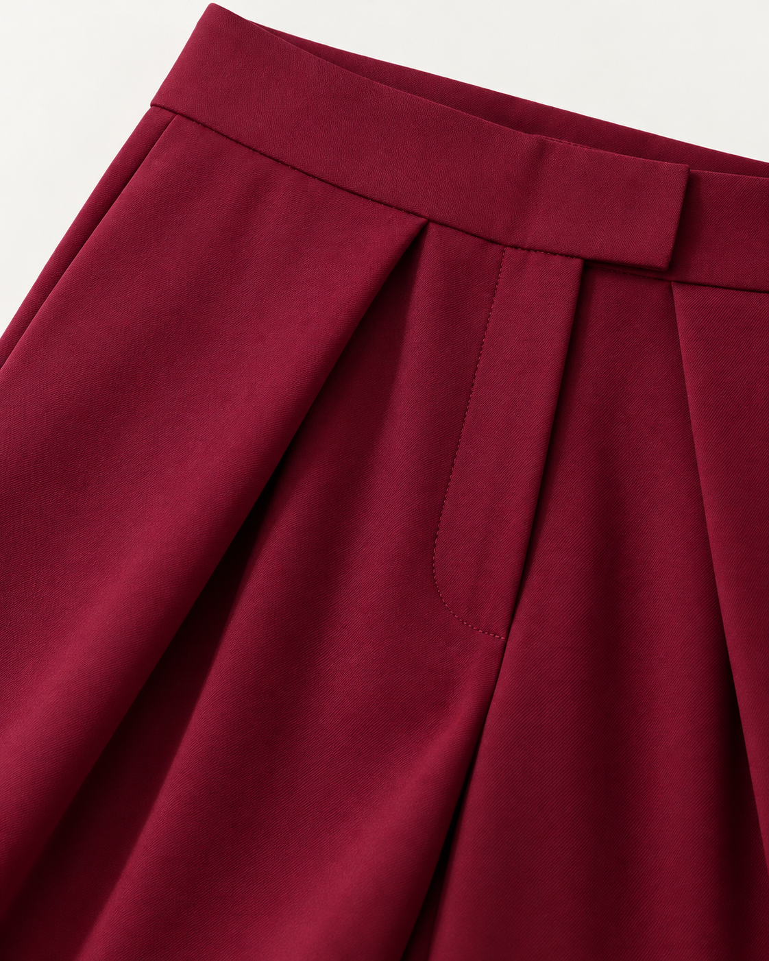 PANTALON LARGE À PINCES