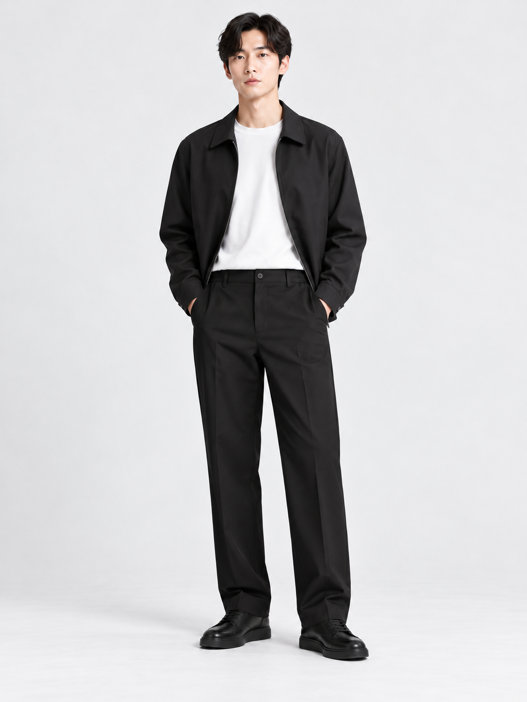 PANTALON AMPLE À PINCES