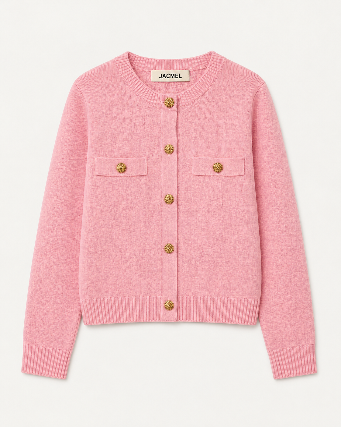 CARDIGAN UNI BOUTONNÉ