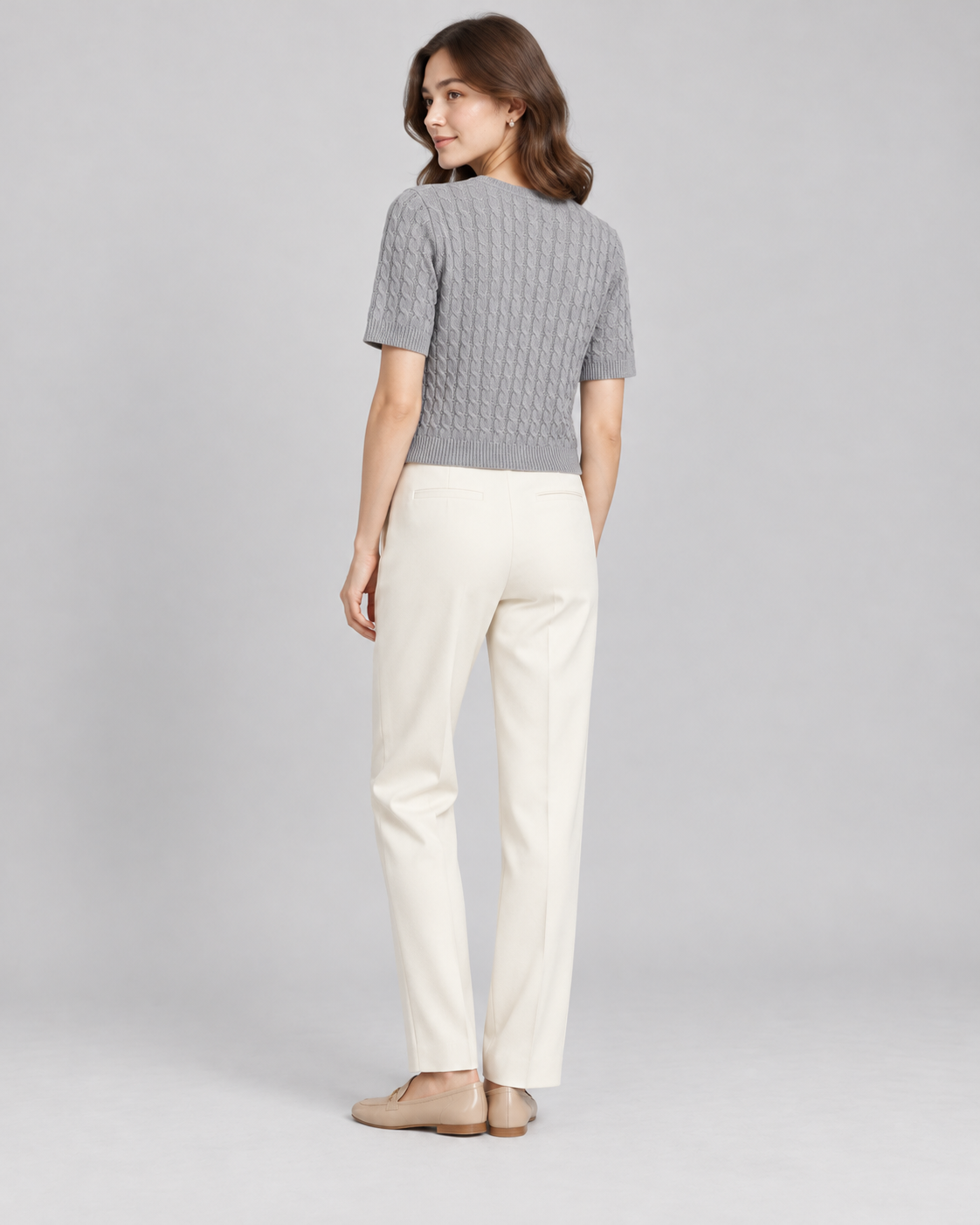 CARDIGAN MANCHE COURTE BOUTONNÉ