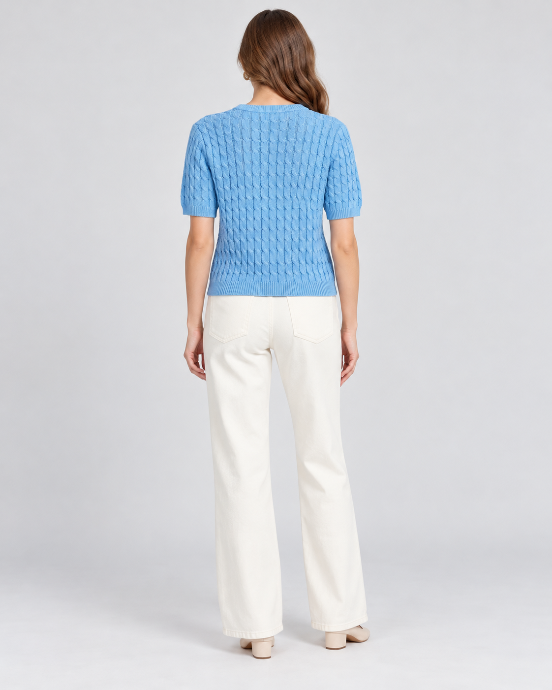 CARDIGAN MANCHE COURTE BOUTONNÉ