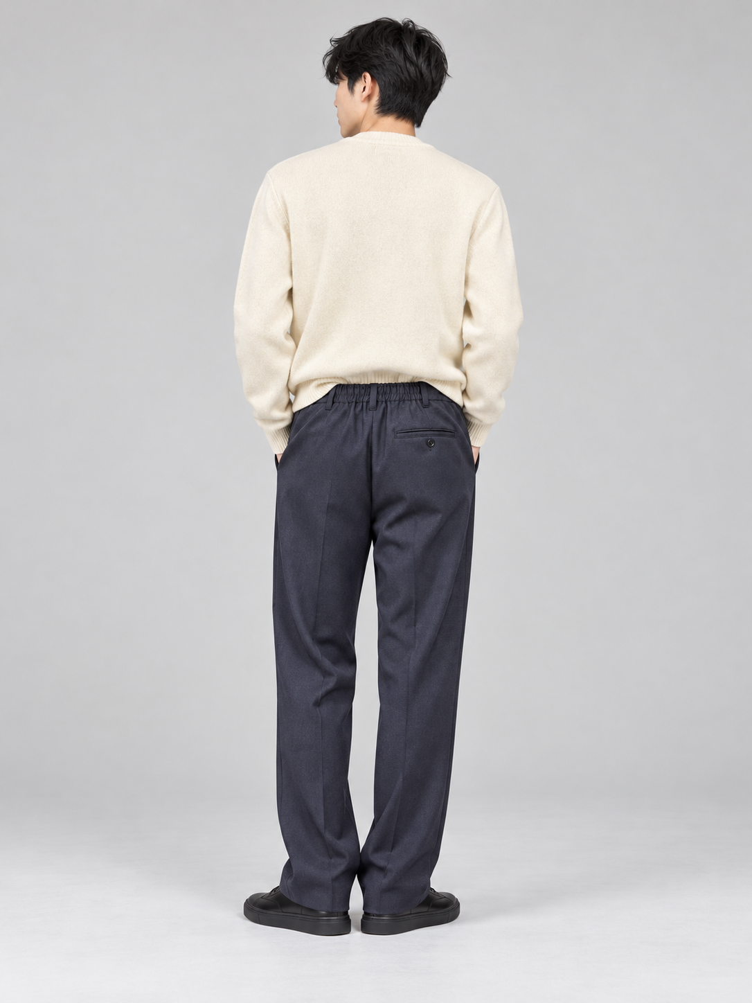 PANTALON AMPLE À PINCES