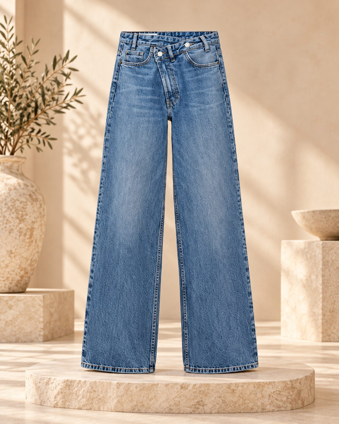 JEAN TAILLE ASYMÉTRIQUE