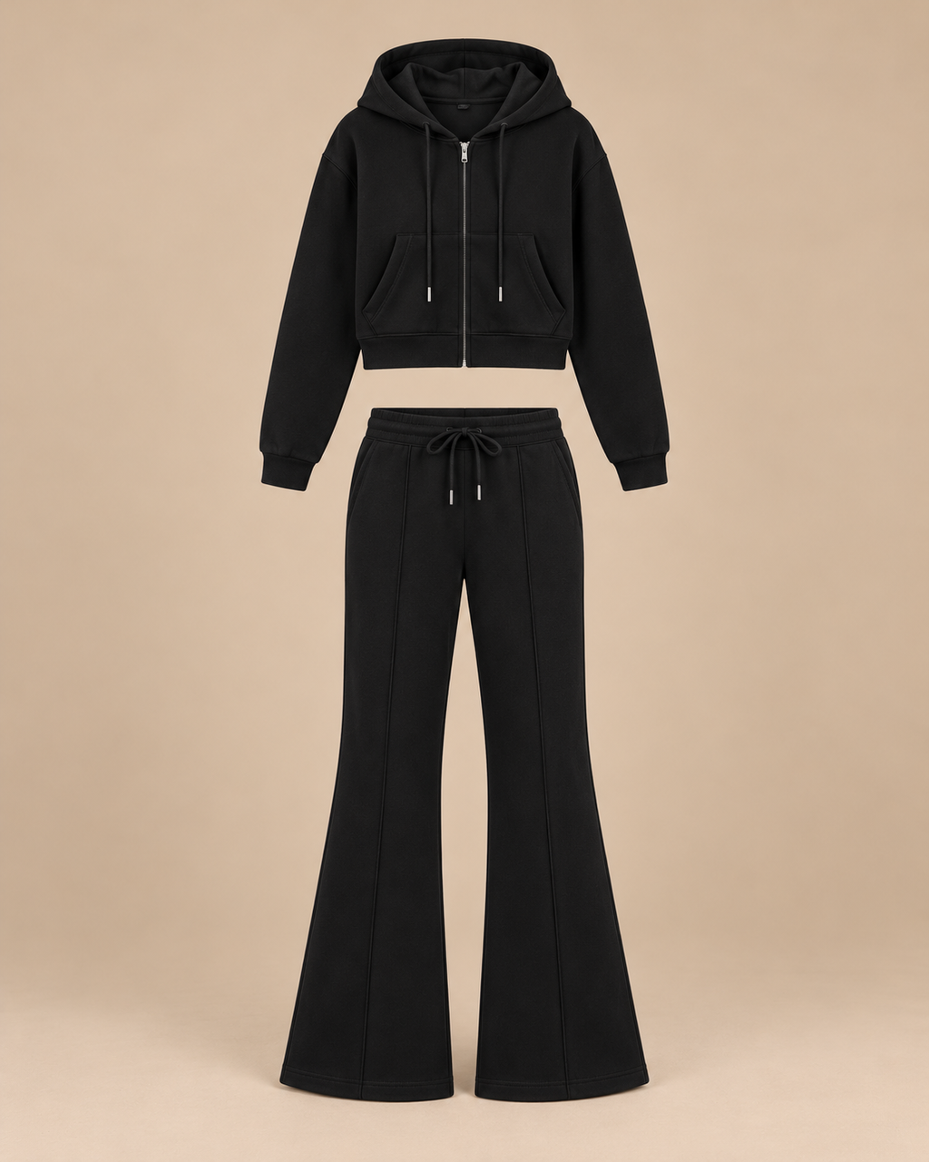 ENSEMBLE SWEAT ZIPPÉ À CAPUCHE JOGGING