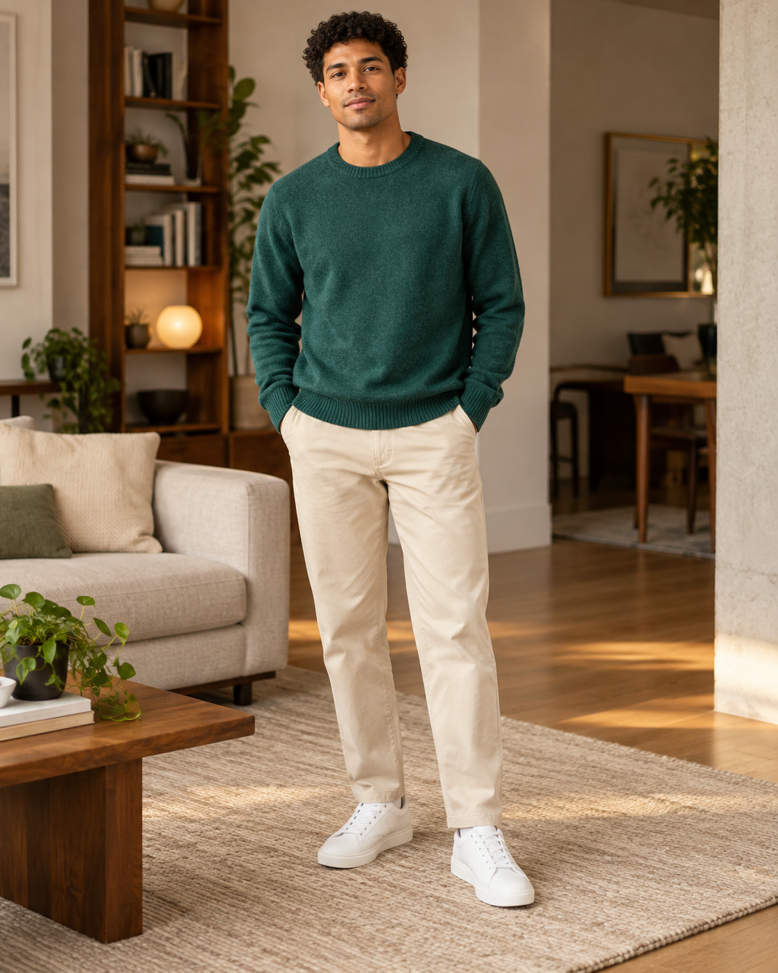 PULL COL ROND EN MAILLE
