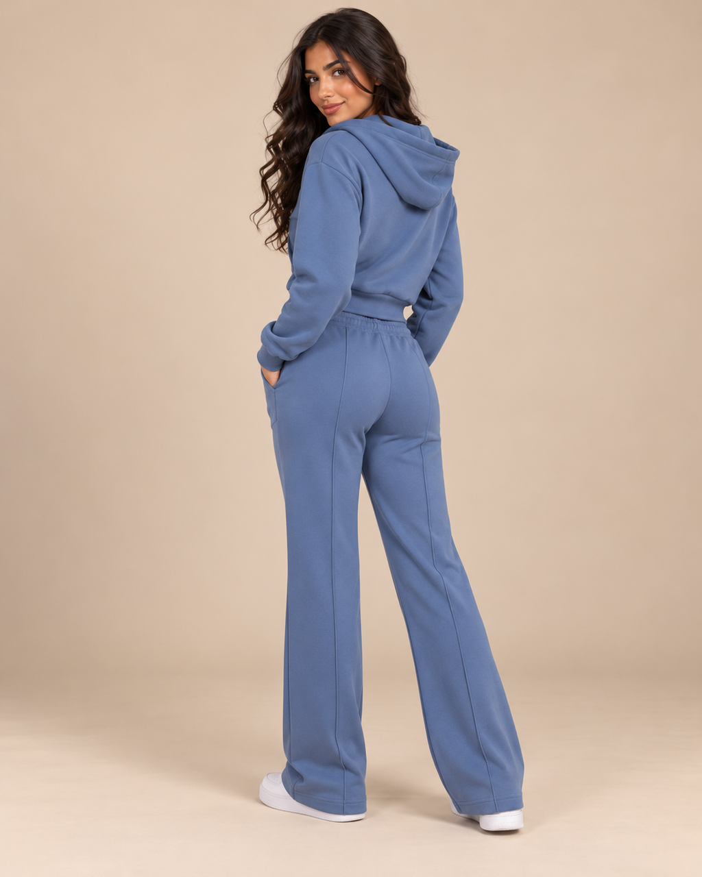 ENSEMBLE SWEAT ZIPPÉ À CAPUCHE JOGGING