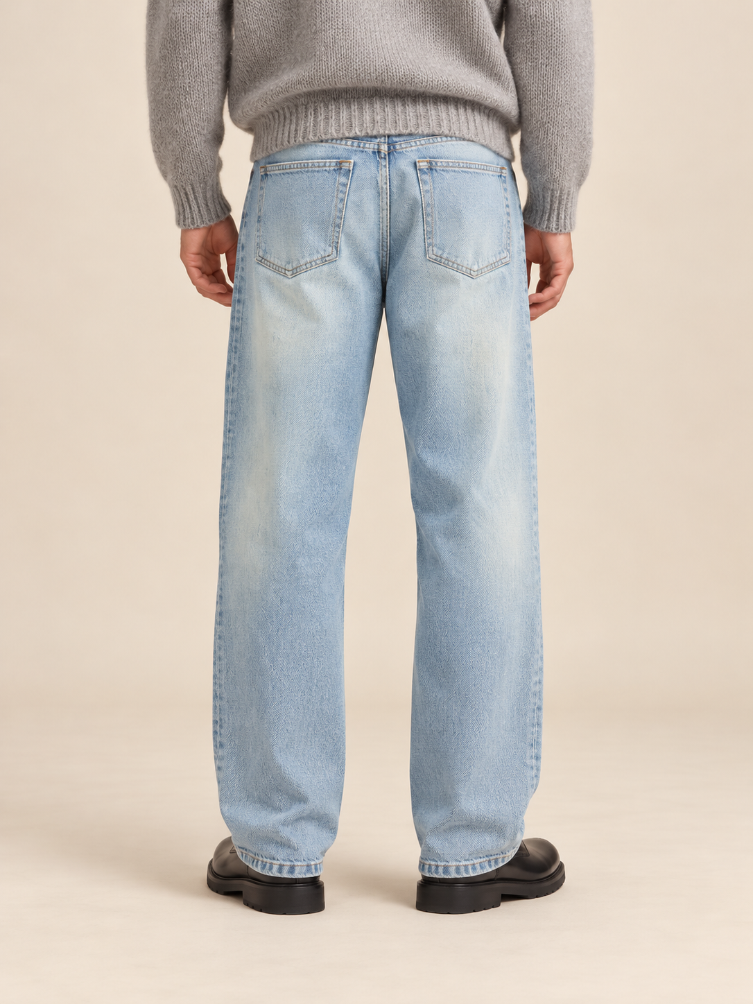 JEAN HOMME BAGGY DÉLAVÉ