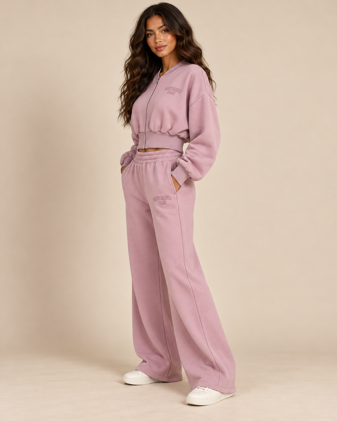 ENSEMBLE BOMBER JOGGING BRODÉ