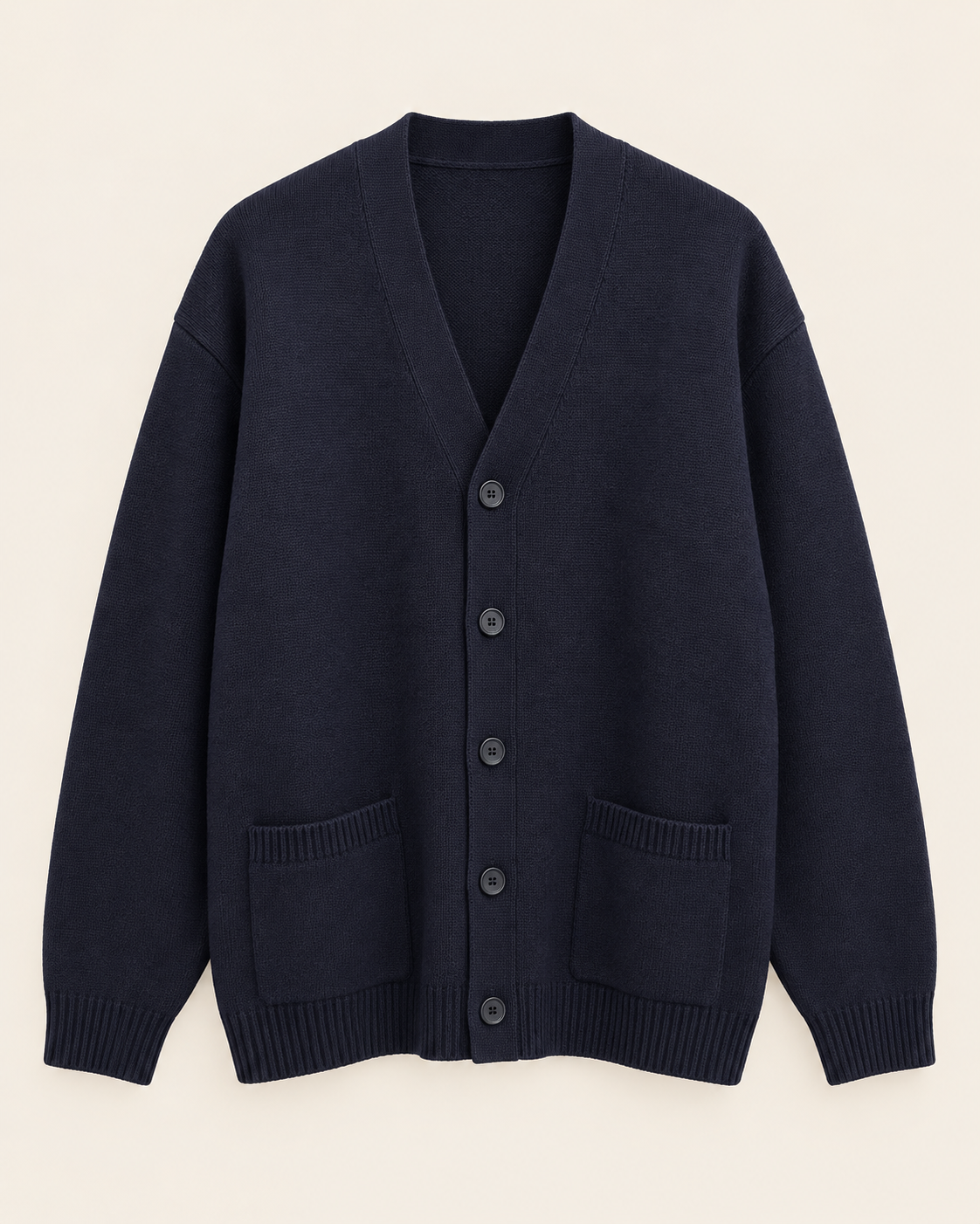 CARDIGAN BOUTONNÉ COL V