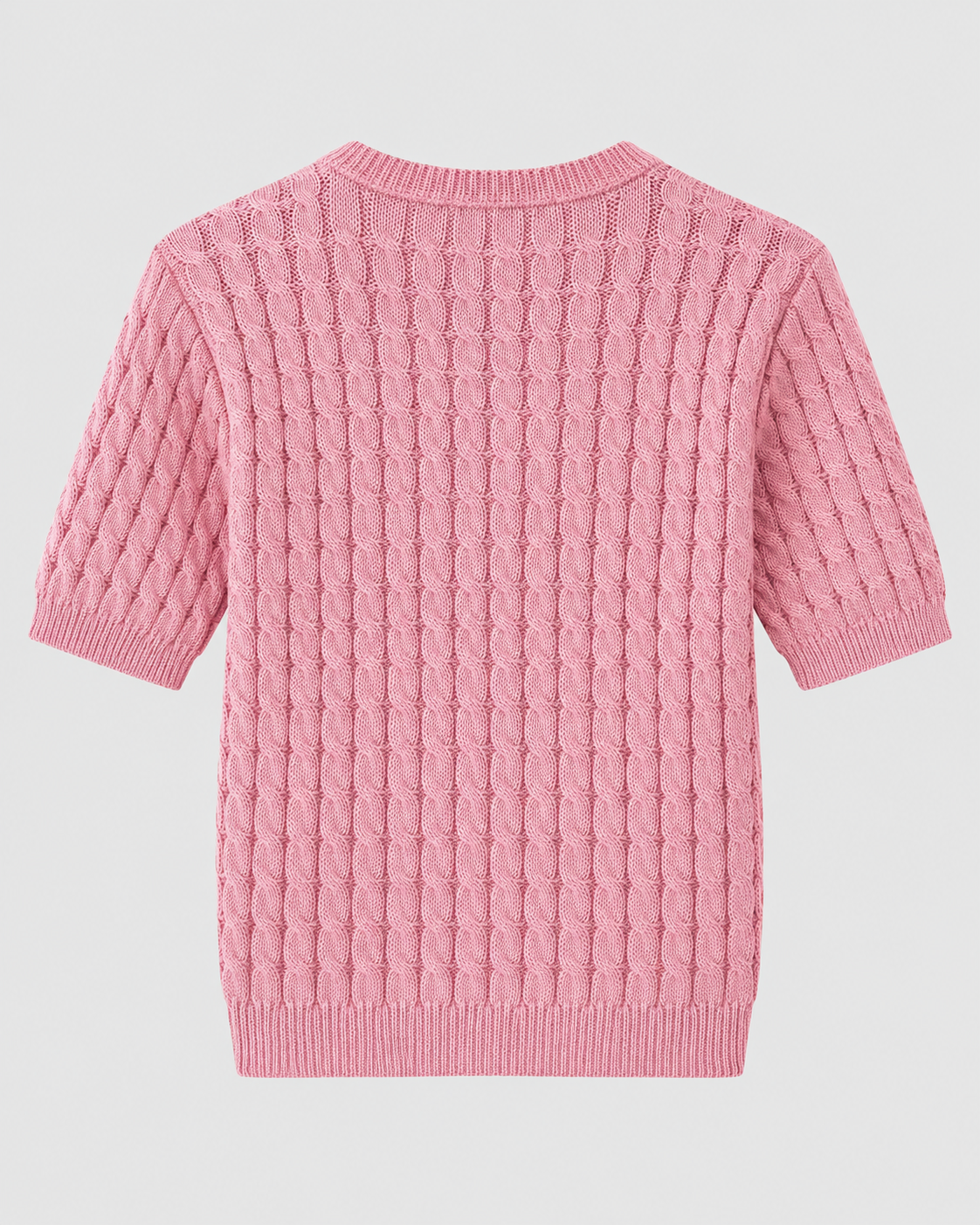 CARDIGAN MANCHE COURTE BOUTONNÉ