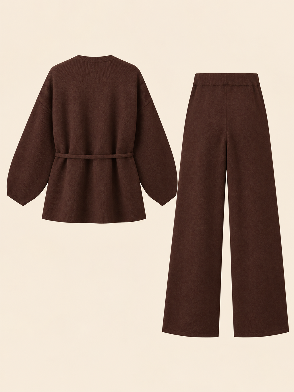 ENSEMBLE CARDIGAN CROISÉ PANTALON