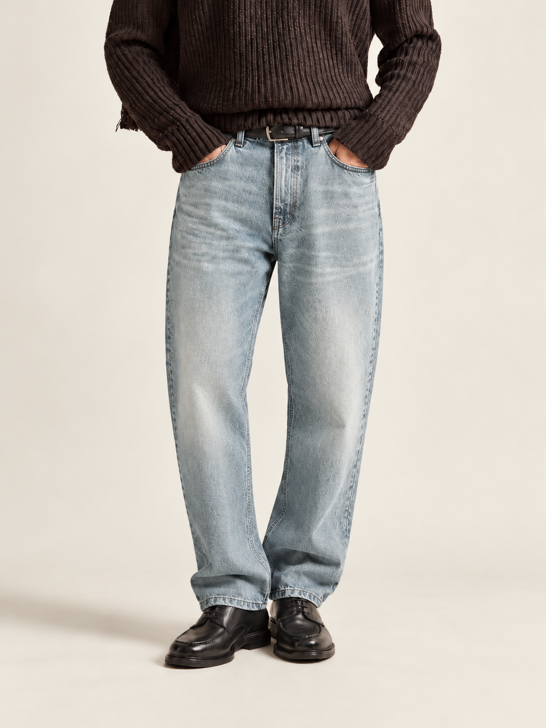 JEAN HOMME BAGGY DÉLAVÉ