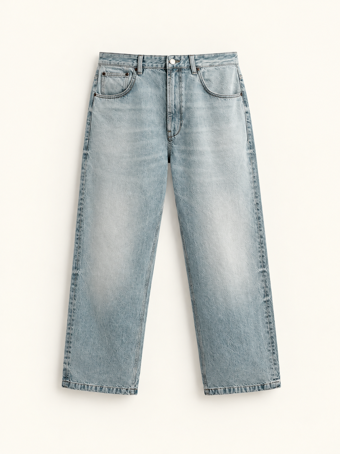 JEAN HOMME BAGGY DÉLAVÉ