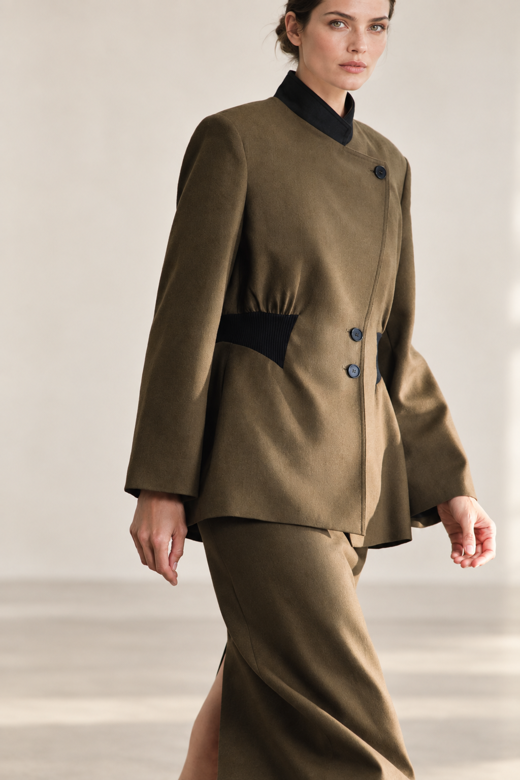VESTE CINTRÉE EN LAINE