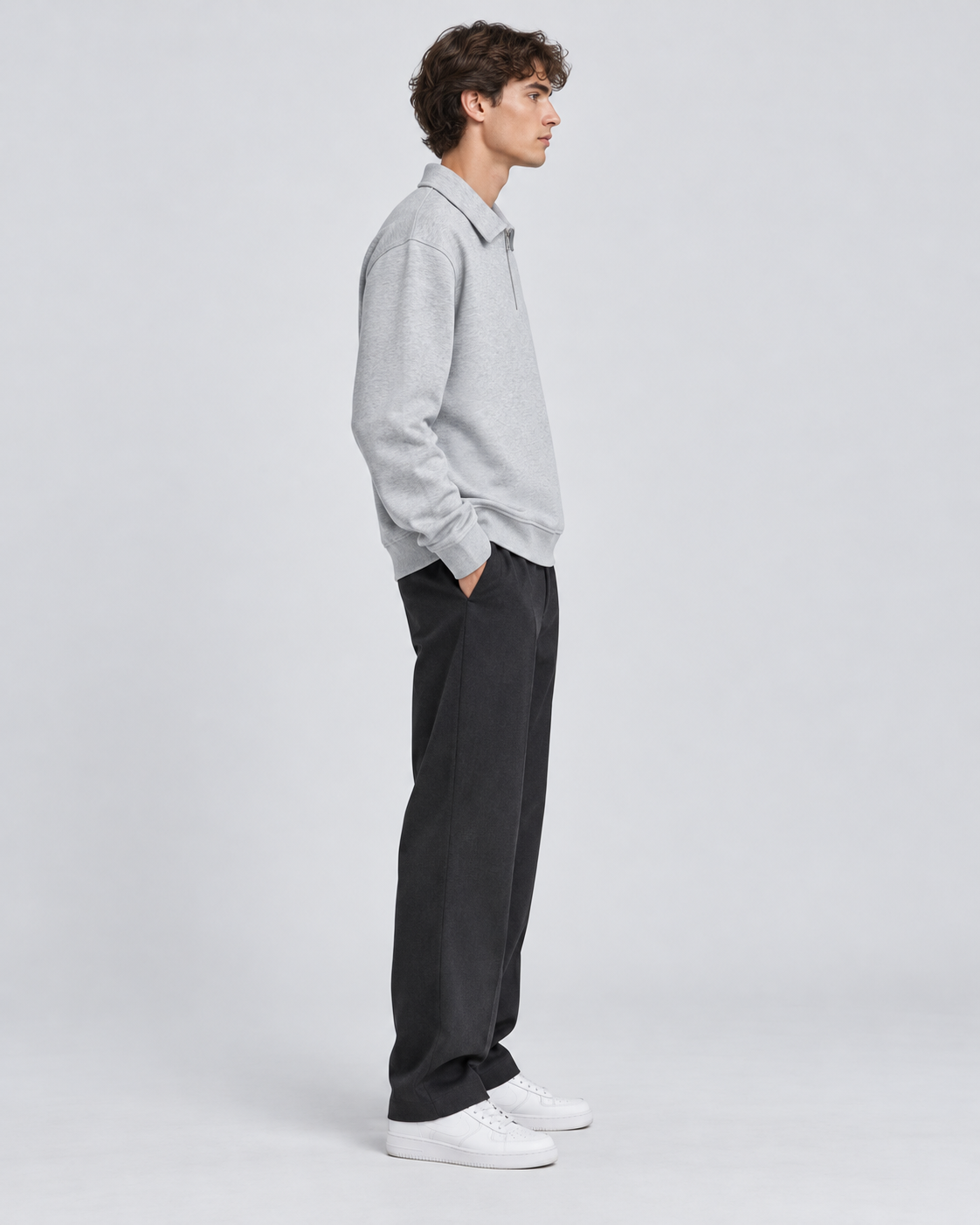 PULL POLO MANCHES LONGUES UNI