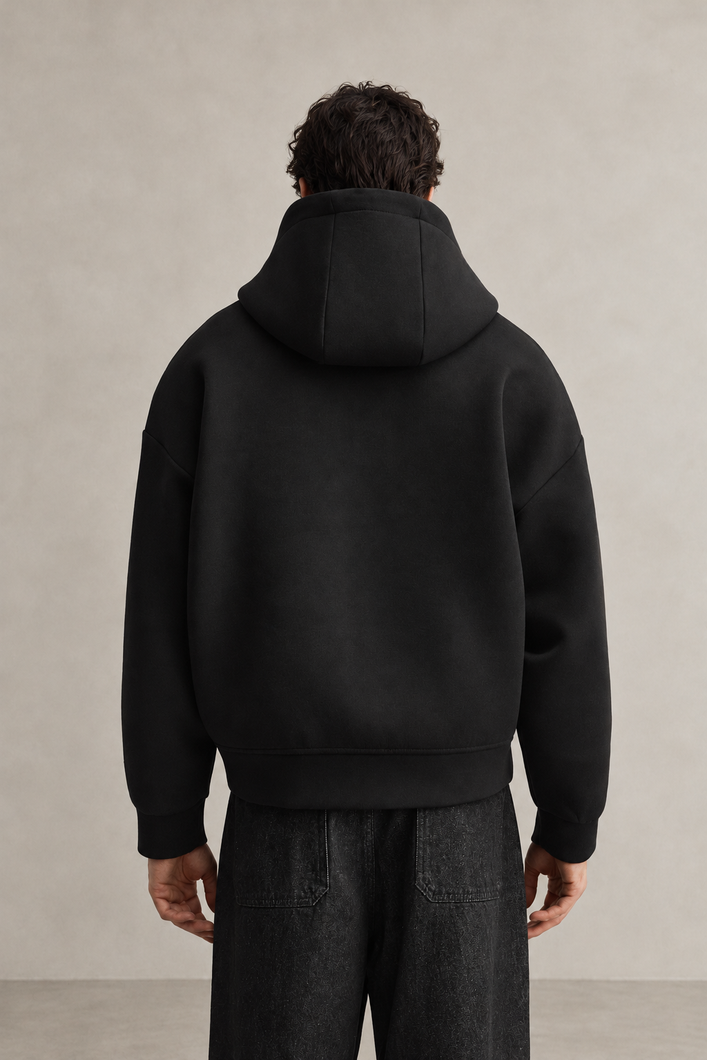 GILET ZIPPÉ À CAPUCHE