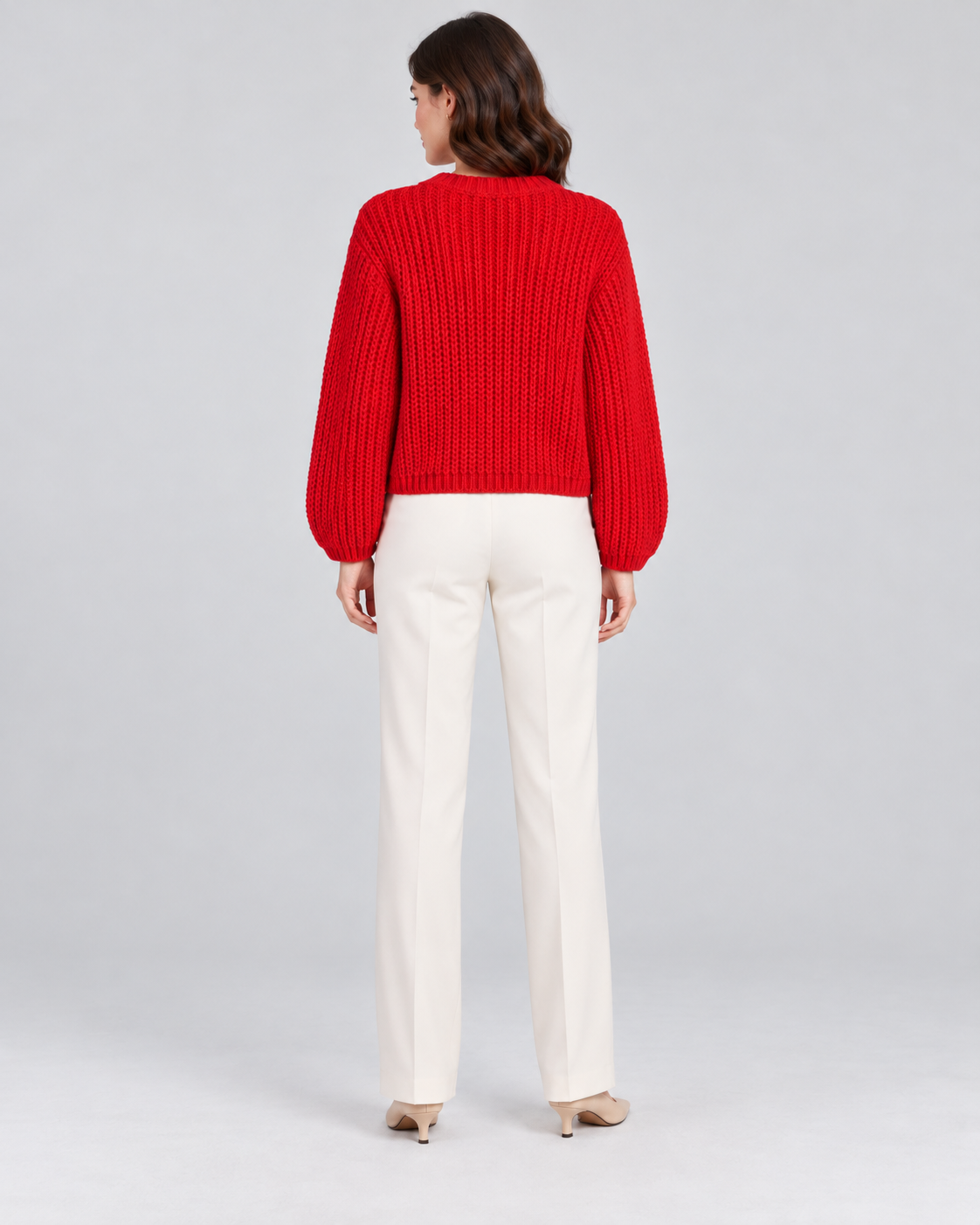 CARDIGAN ÉPAIS UNI BOUTONNÉ