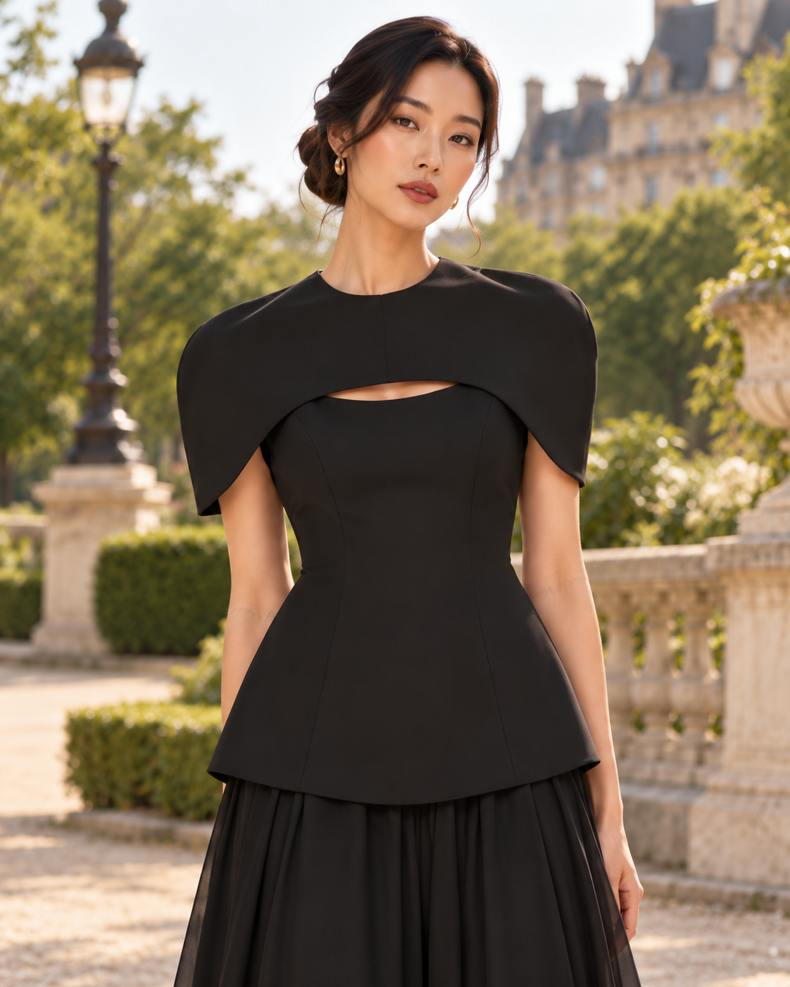 ENSEMBLE TOP BUSTIER JUPE LONGUE