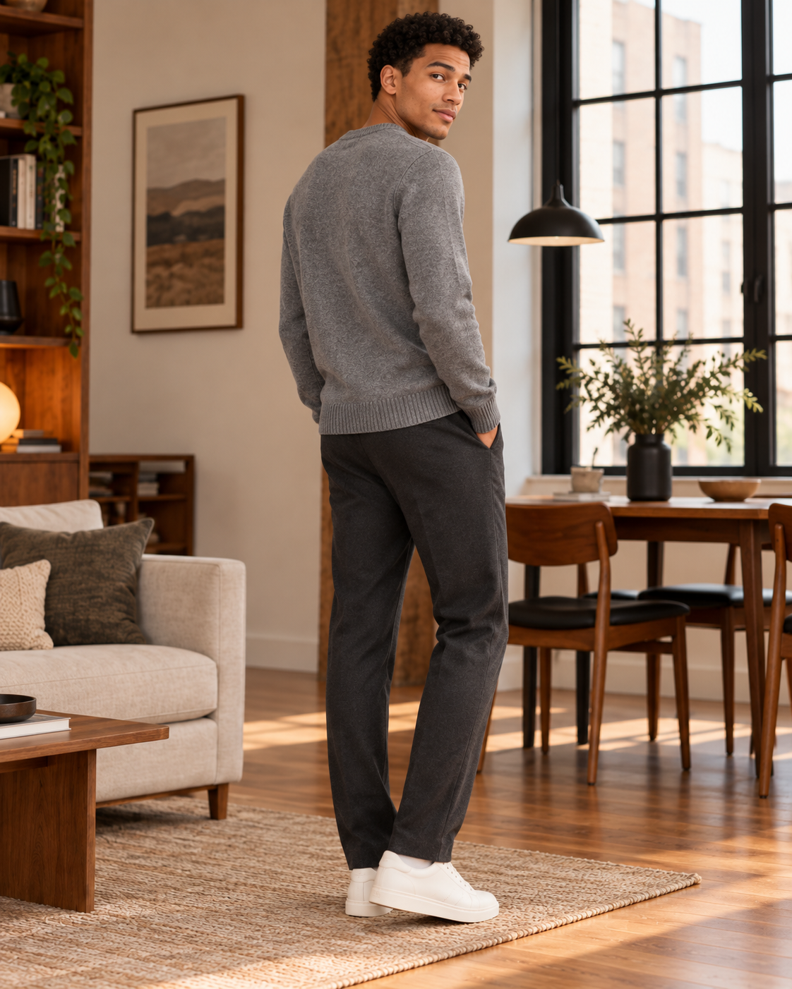 PULL COL ROND EN MAILLE