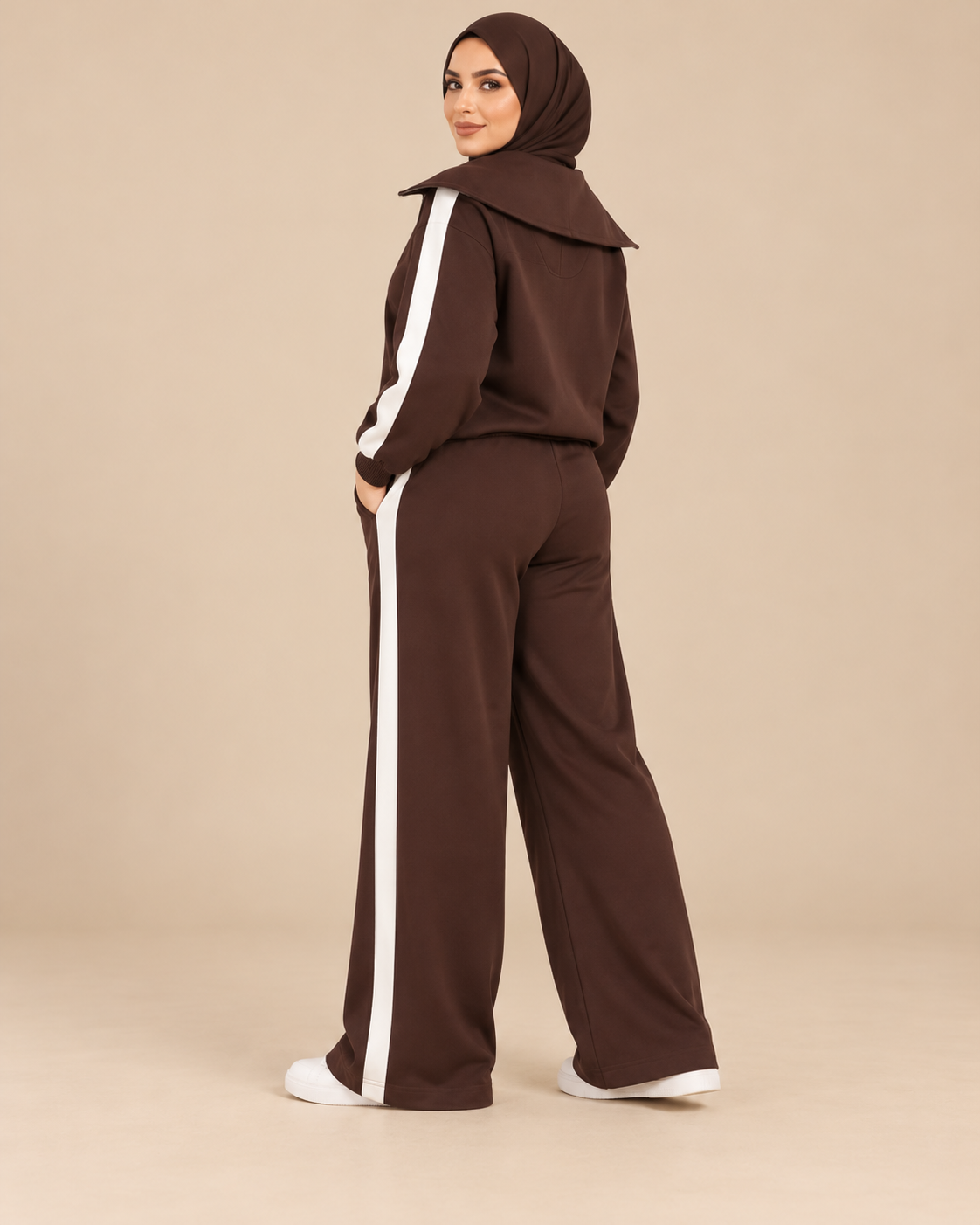 ENSEMBLE SWEAT DEMI-ZIP PANTALON JOGGING