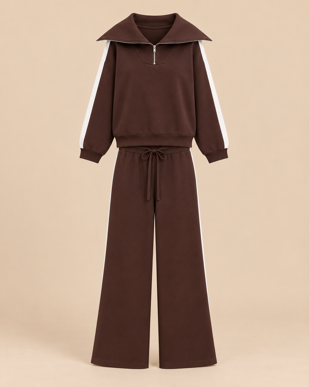 ENSEMBLE SWEAT DEMI-ZIP PANTALON JOGGING