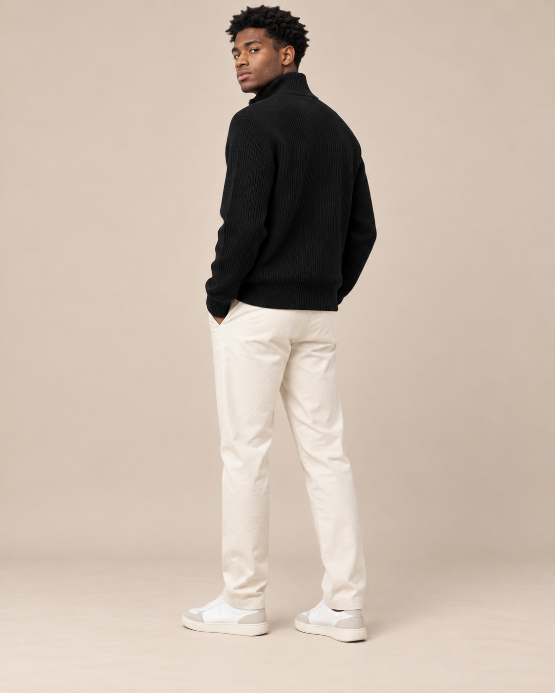GILET ZIPPÉ EN MAILLE
