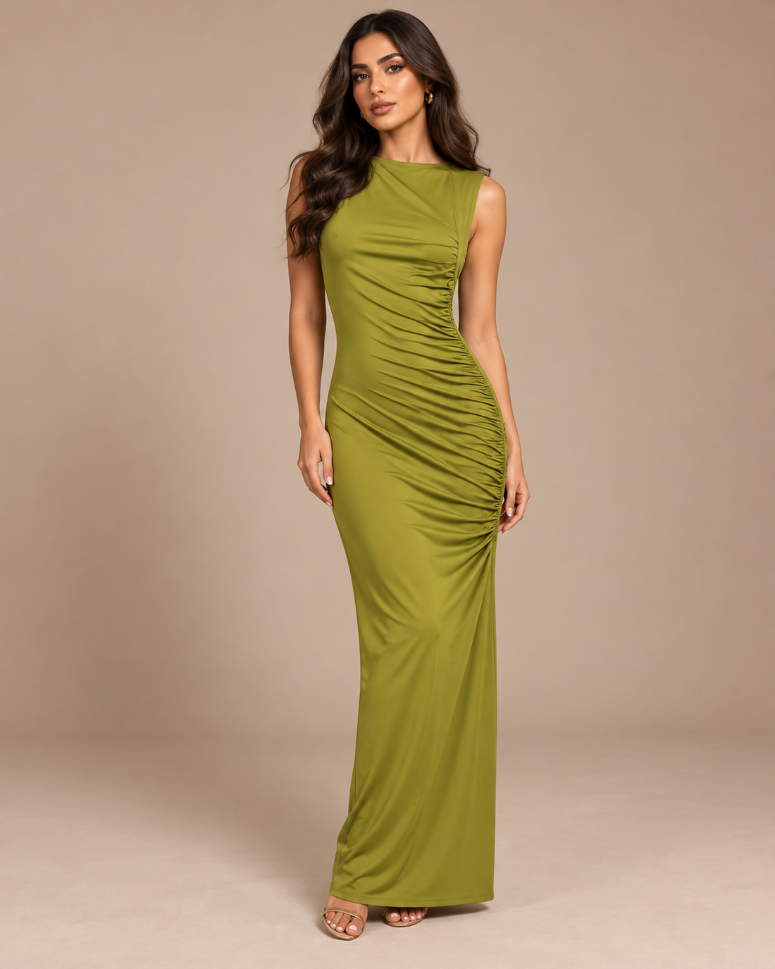 ROBE LONGUE DRAPÉE
