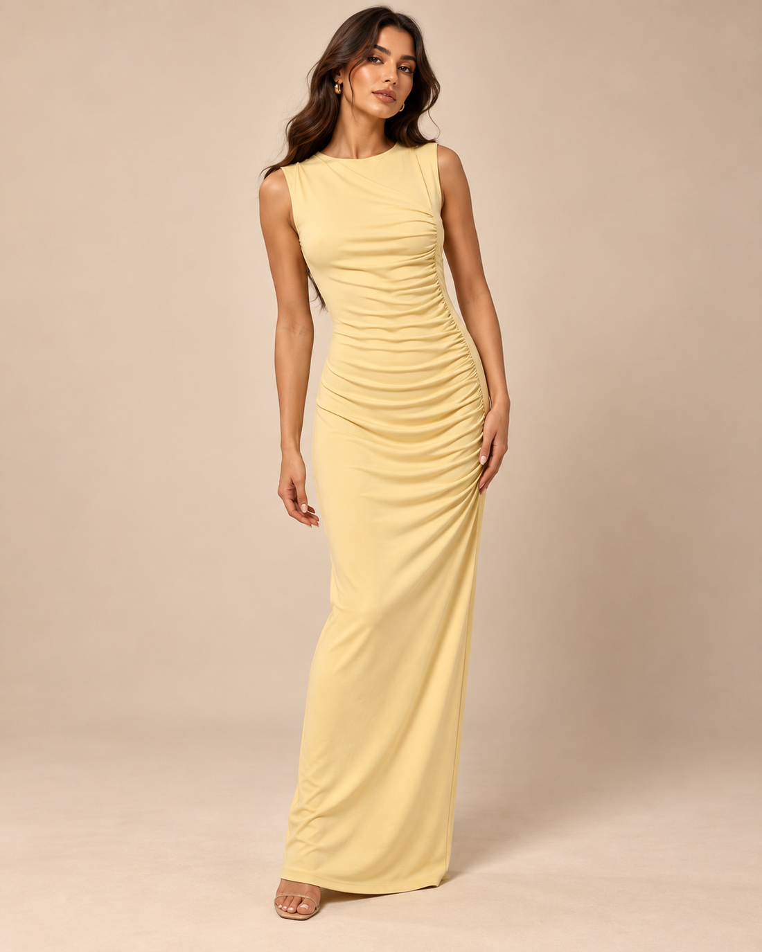 ROBE LONGUE DRAPÉE