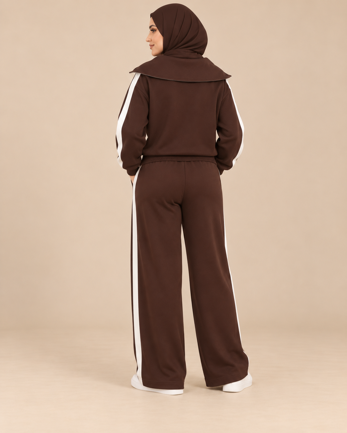 ENSEMBLE SWEAT DEMI-ZIP PANTALON JOGGING