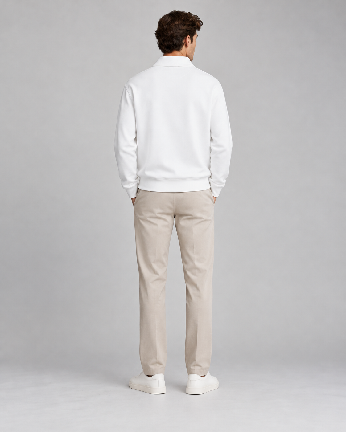 PULL POLO MANCHES LONGUES UNI