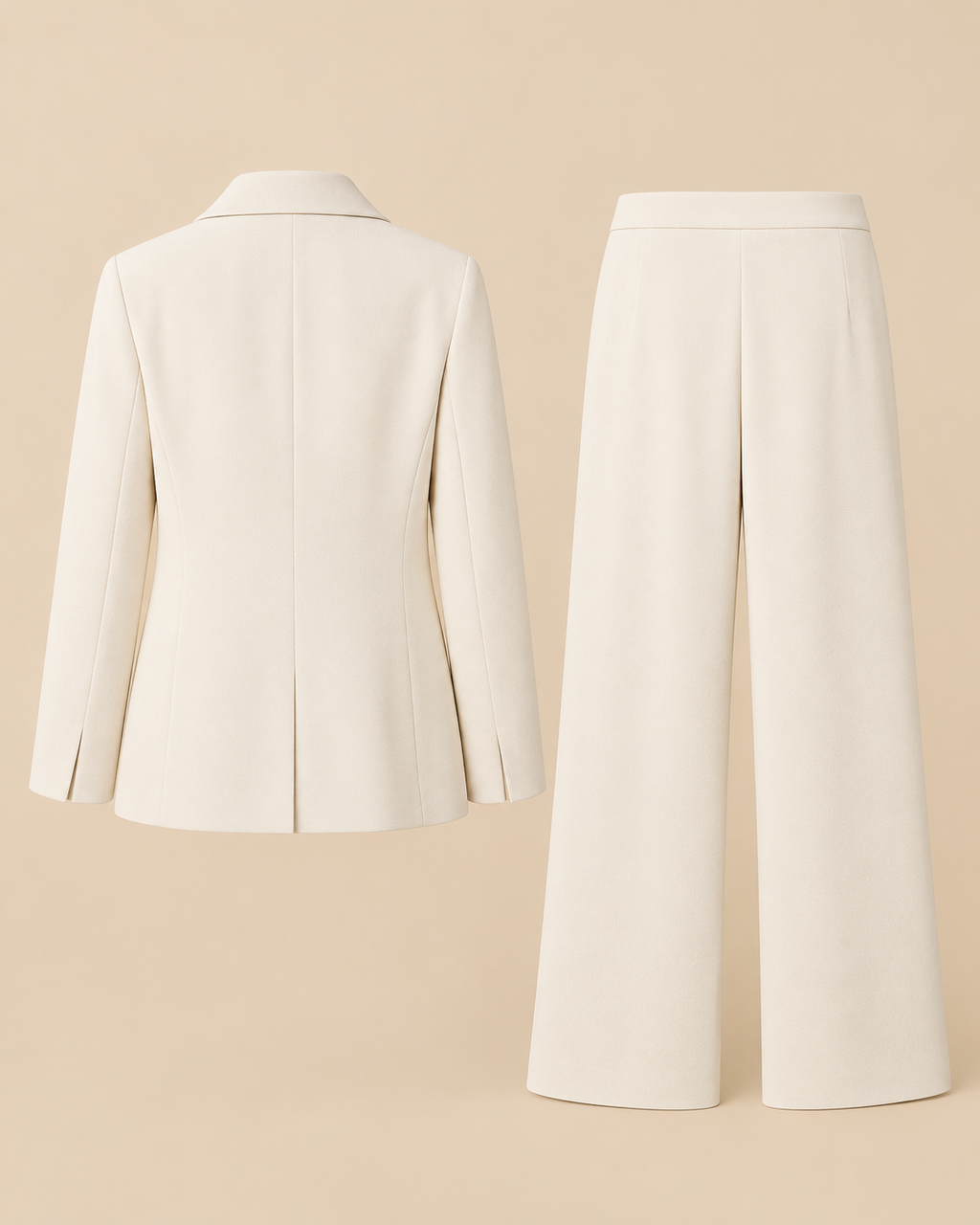 ENSEMBLE BLAZER PANTALON FLUIDE