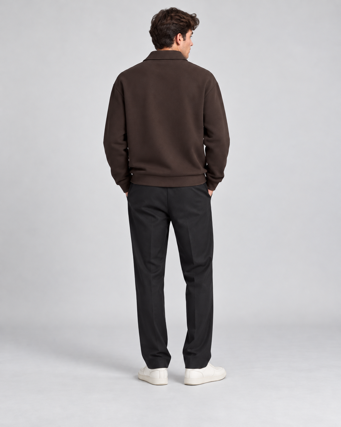PULL POLO MANCHES LONGUES UNI