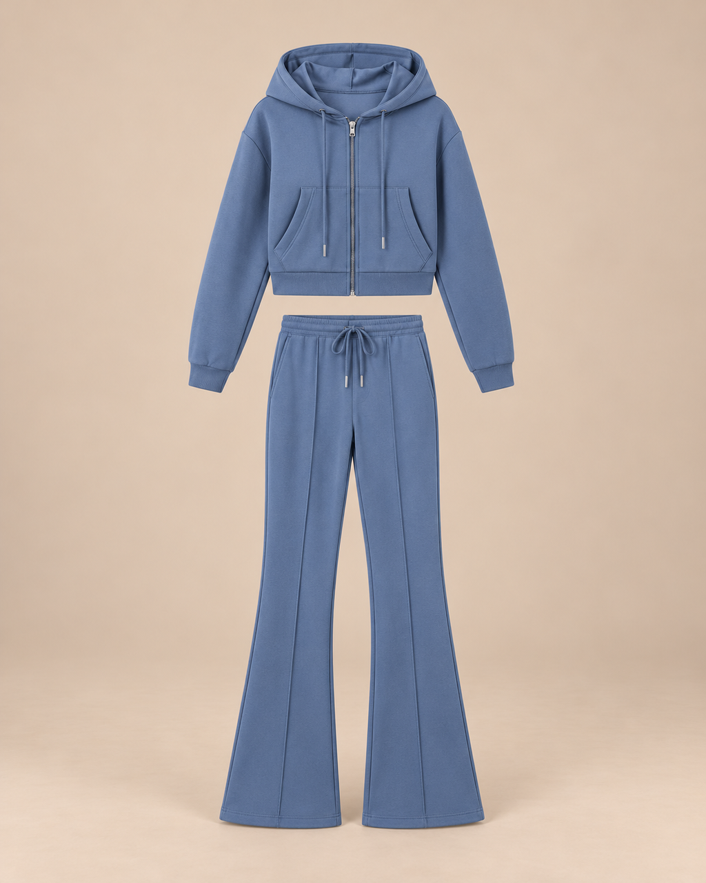 ENSEMBLE SWEAT ZIPPÉ À CAPUCHE JOGGING