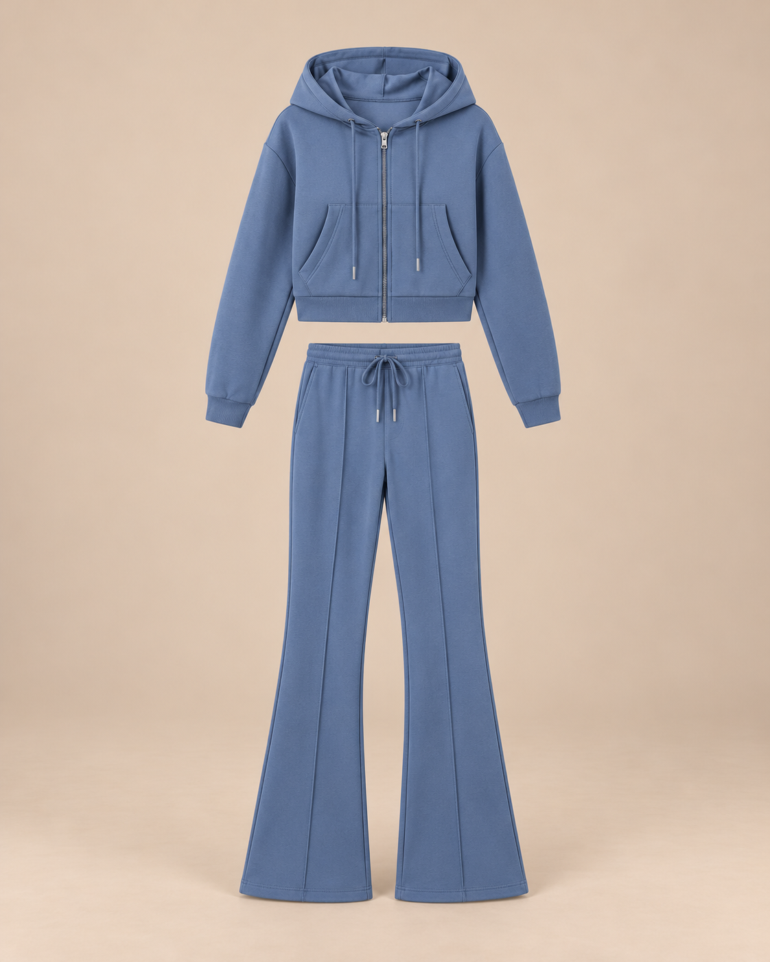 ENSEMBLE SWEAT ZIPPÉ À CAPUCHE JOGGING