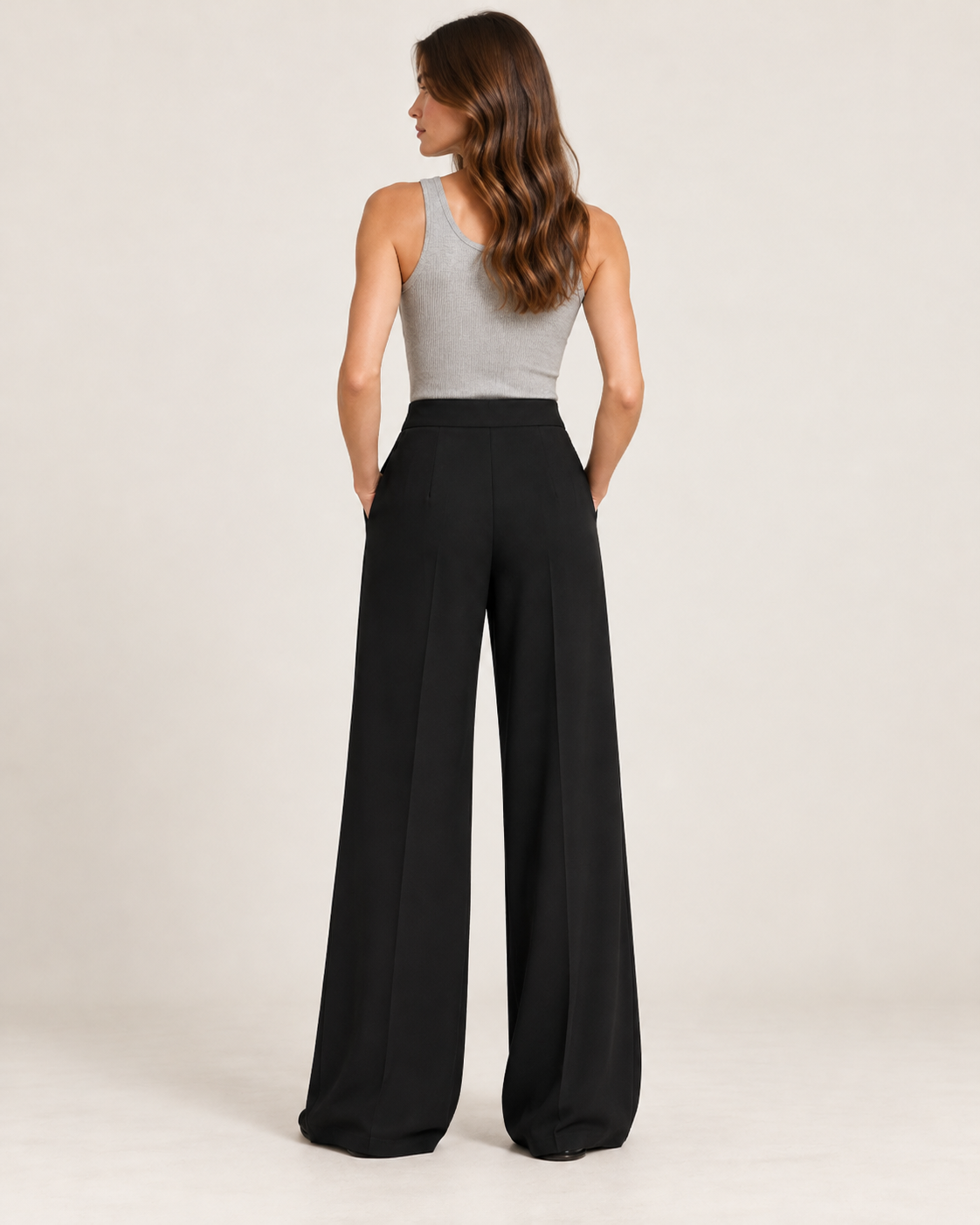 PANTALON BOUTON DORÉ