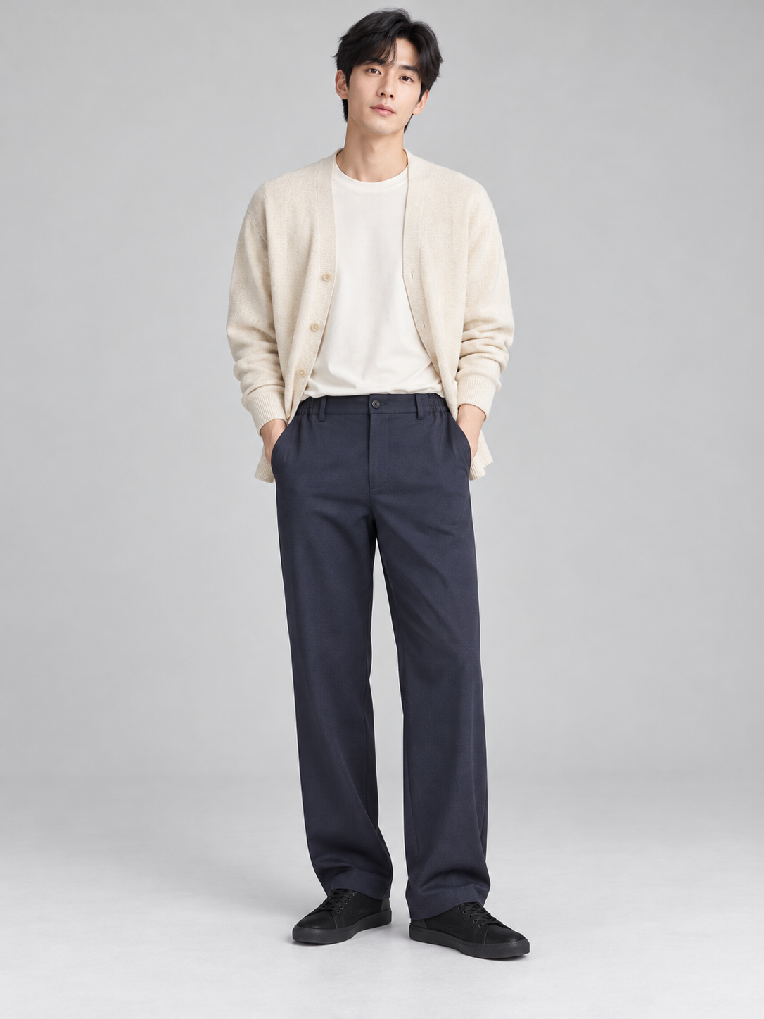 PANTALON AMPLE À PINCES