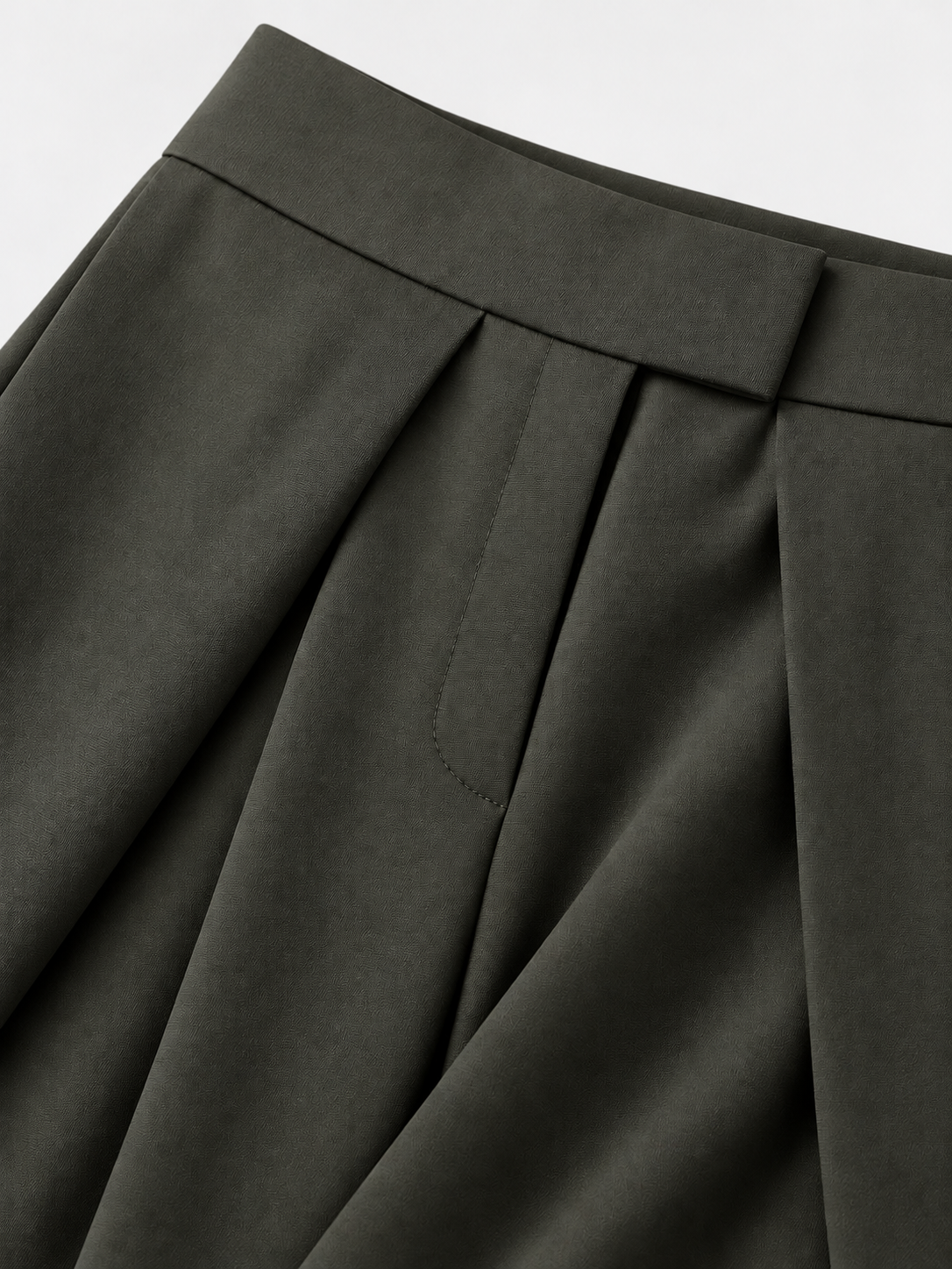 PANTALON LARGE À PINCES