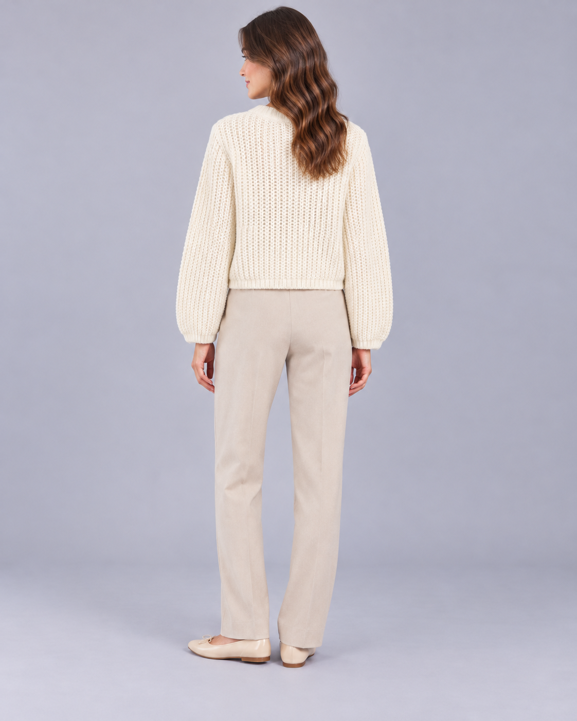 CARDIGAN ÉPAIS UNI BOUTONNÉ