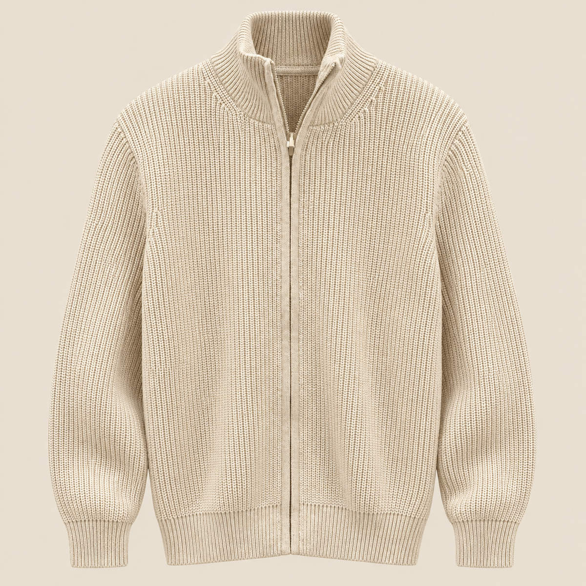 GILET ZIPPÉ EN MAILLE
