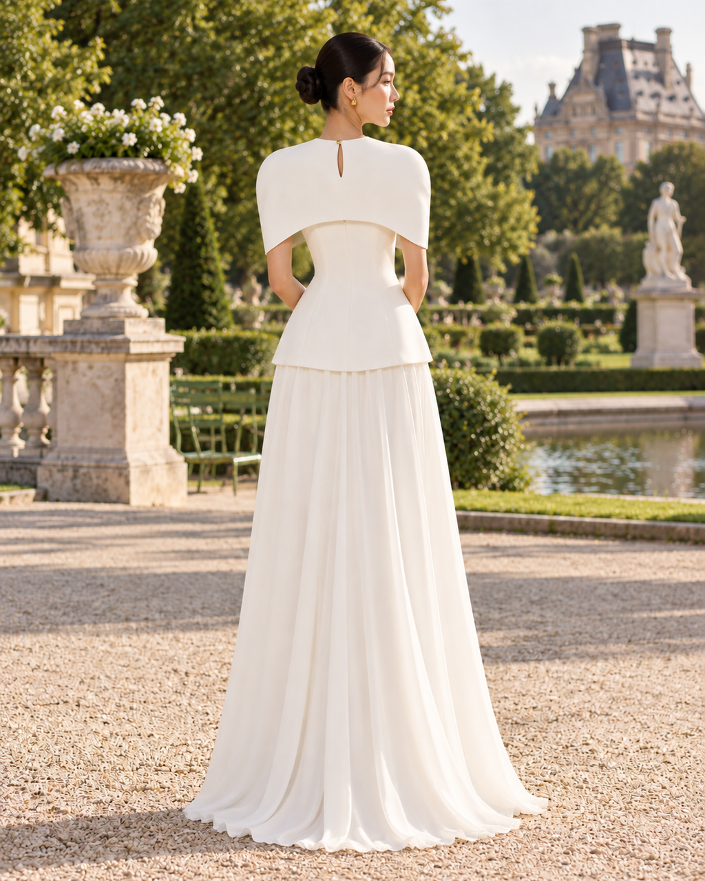 ENSEMBLE TOP BUSTIER JUPE LONGUE