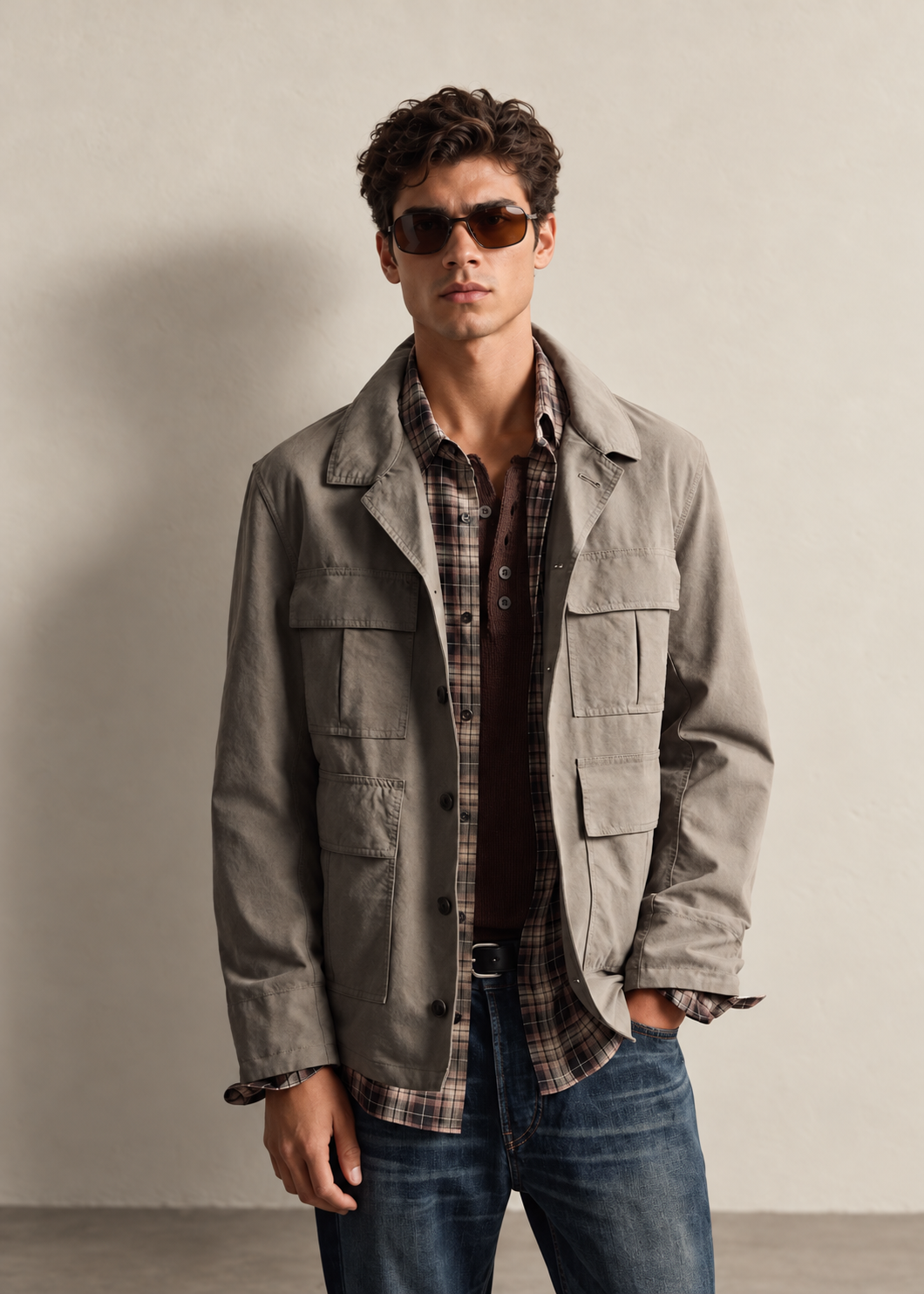 BLOUSON MULTIPLE POCHES