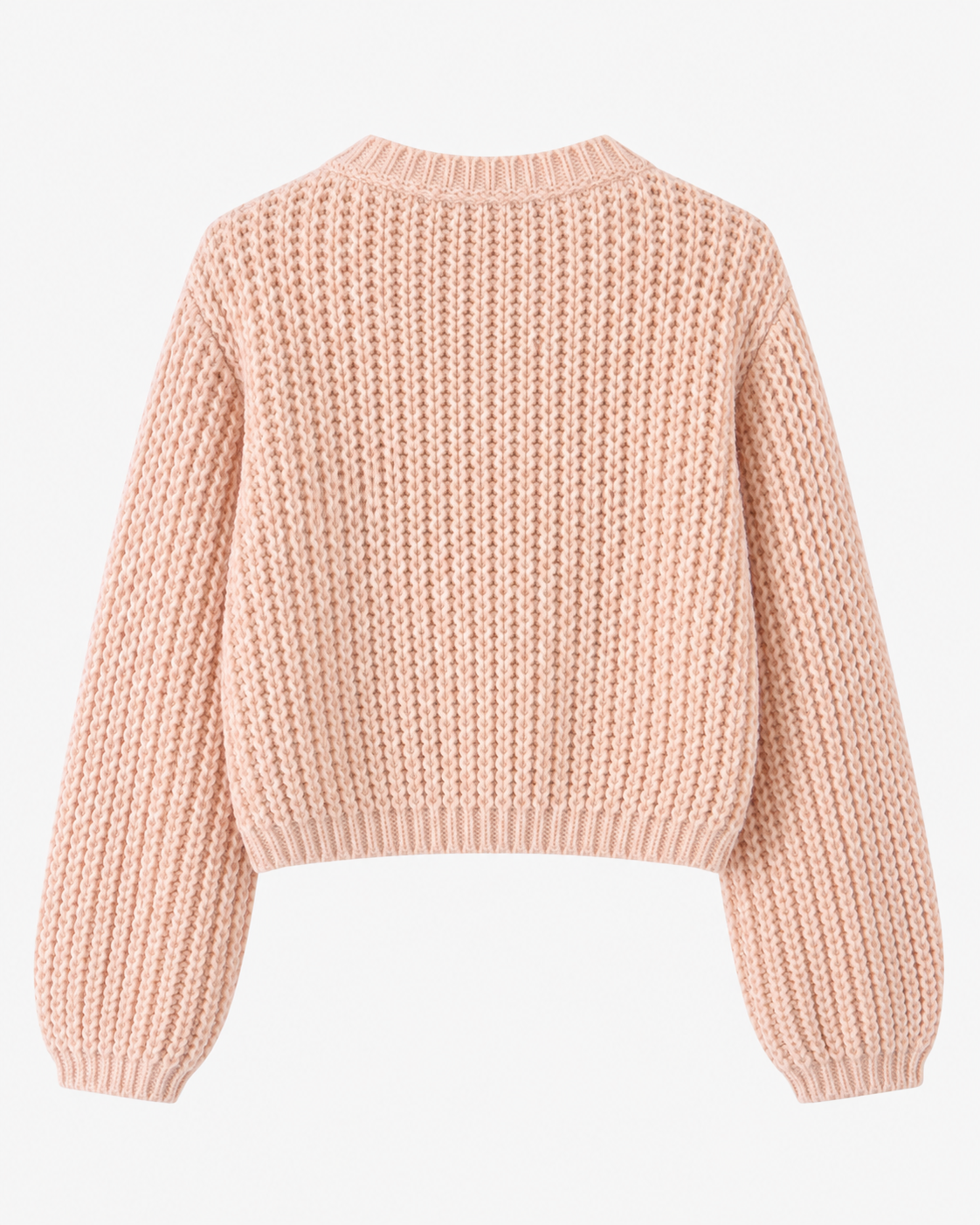 CARDIGAN ÉPAIS UNI BOUTONNÉ