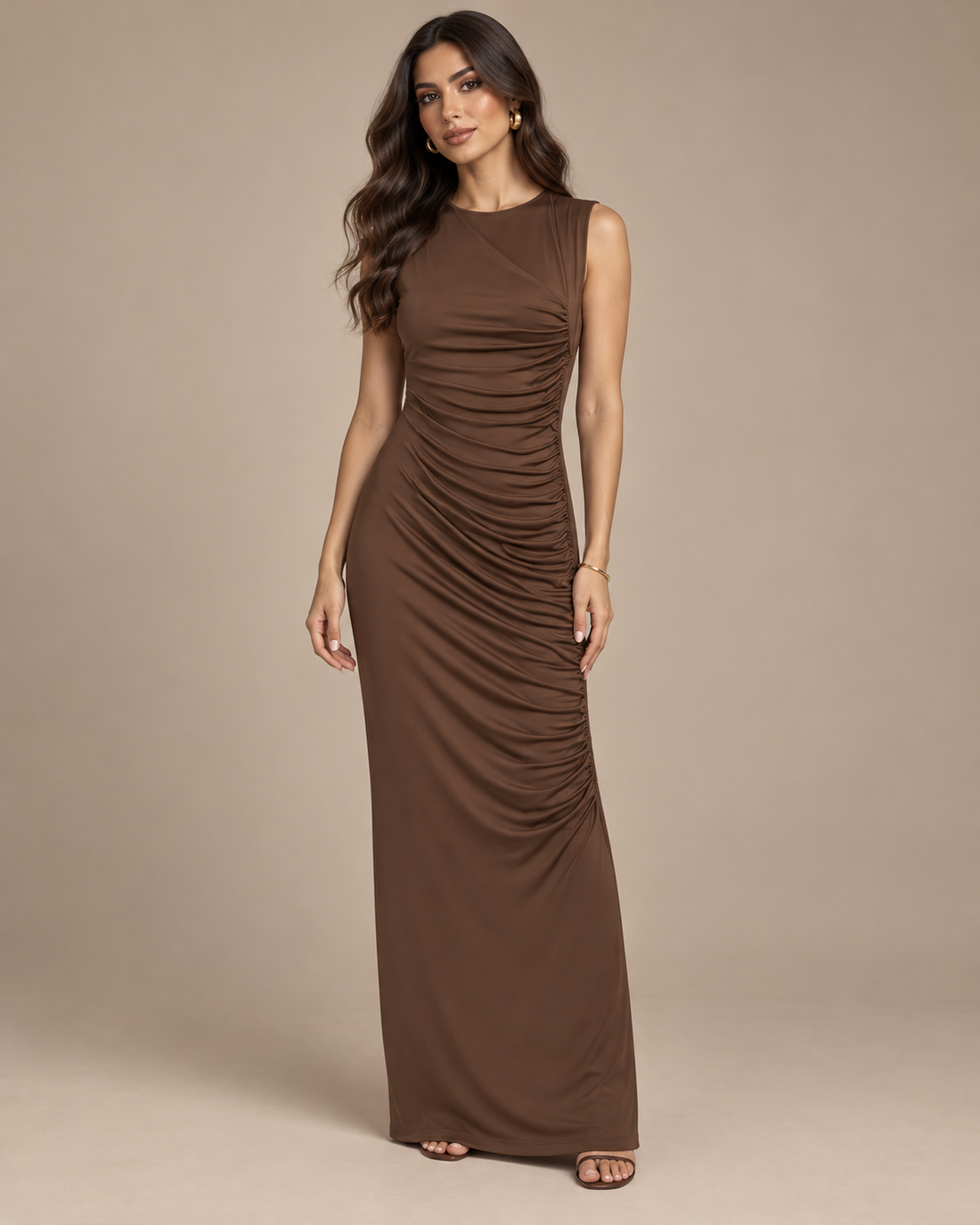 ROBE LONGUE DRAPÉE